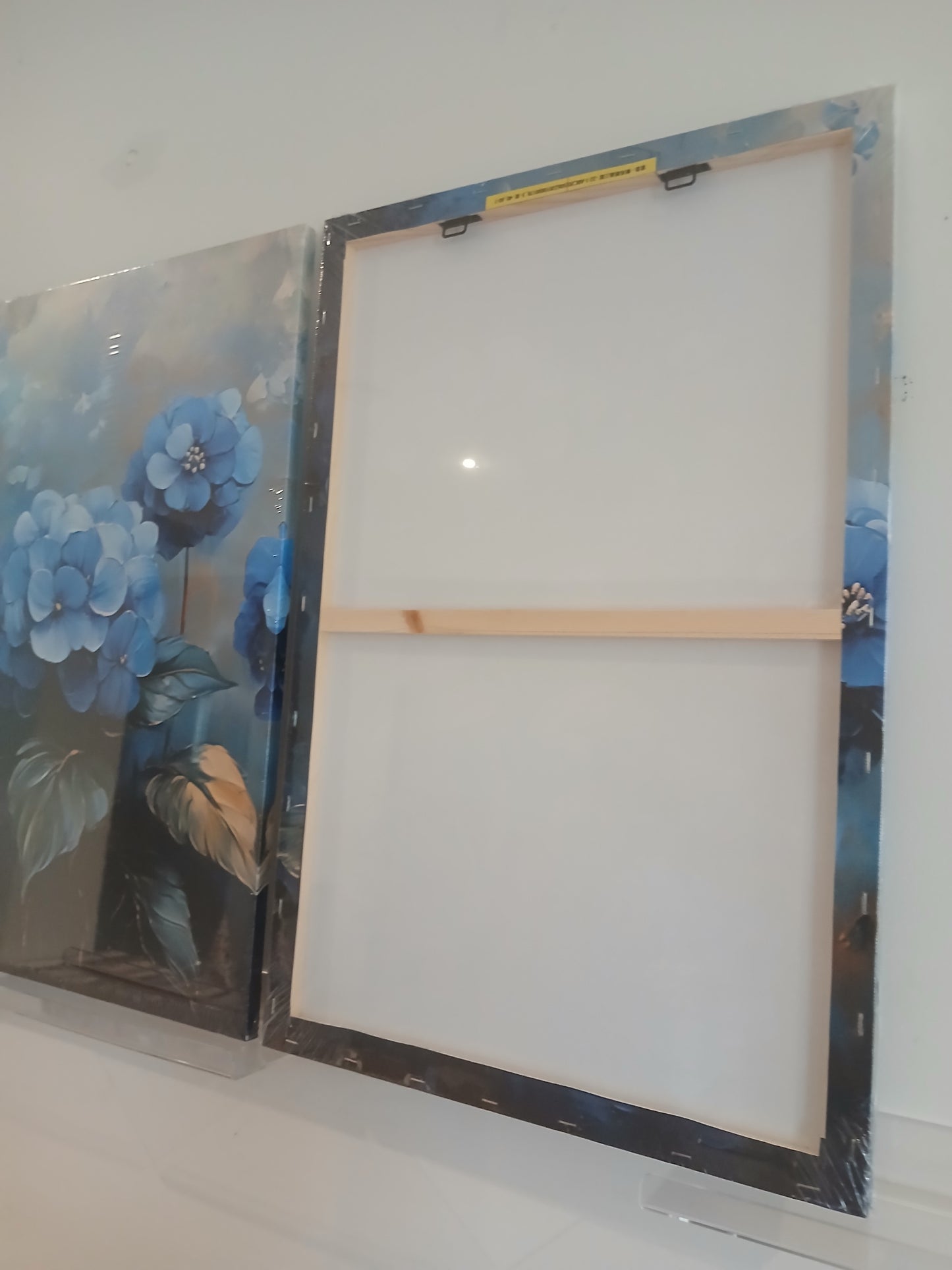 Blue Hydrangea Canvas Wall Art Set – Vibrant Floral Prints