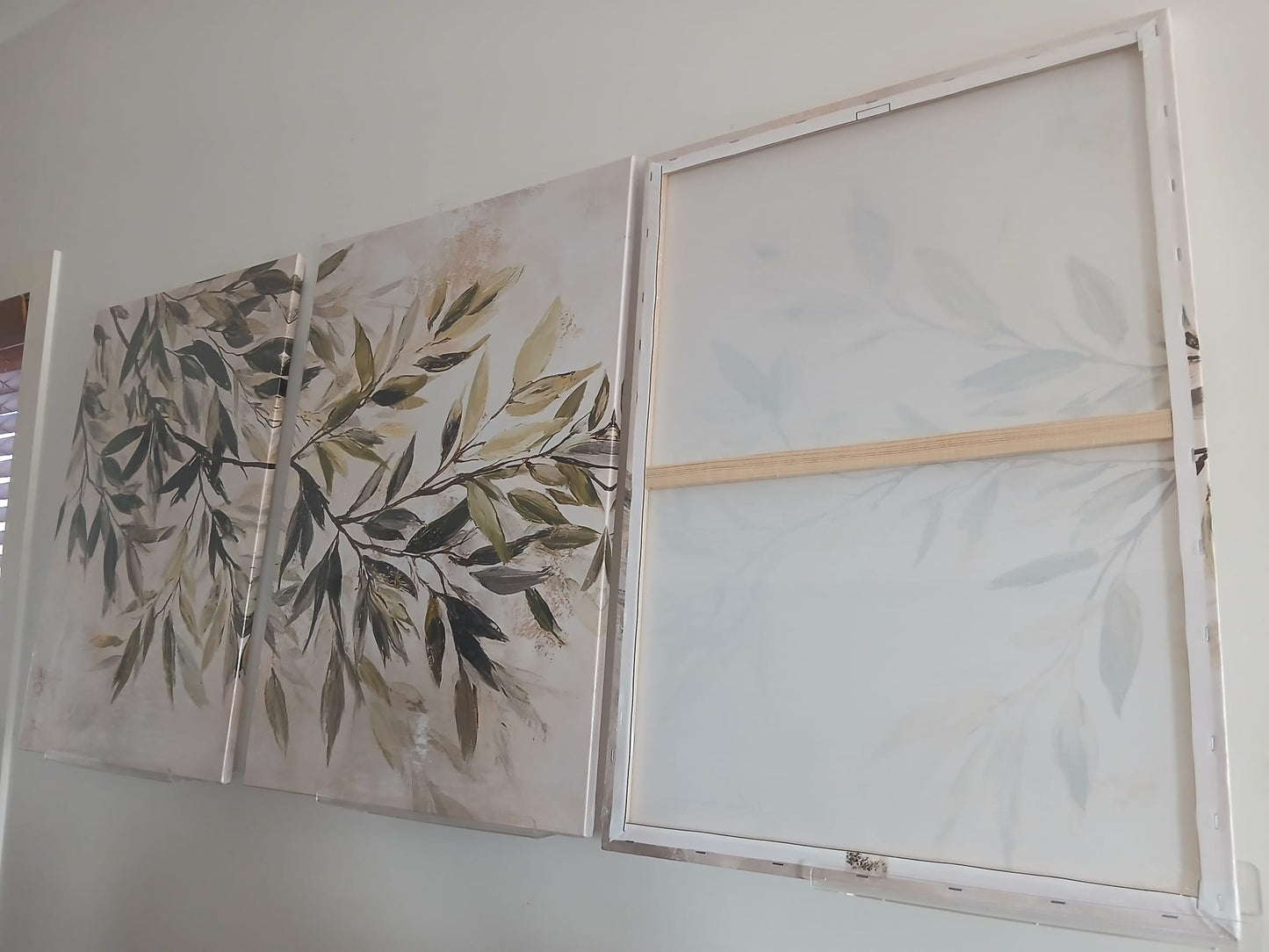 Greenery Botanical Canvas Print Wall Art Set