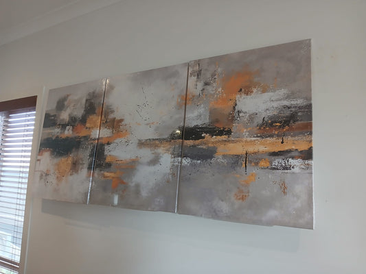 Abstract Urban Landscape Canvas Print Wall Art Set