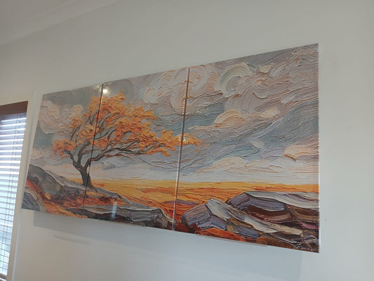 Autumn Landscape Canvas Print Wall Art Set