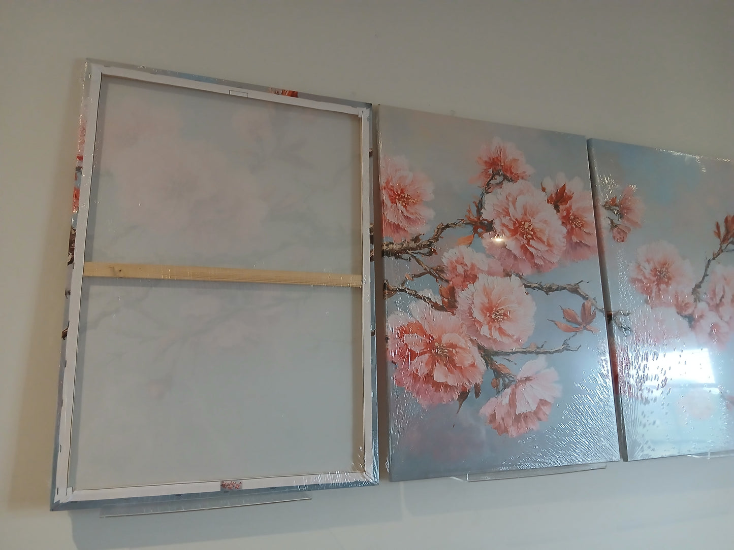 Cherry Blossom Canvas Print Wall Art 3pcs Set