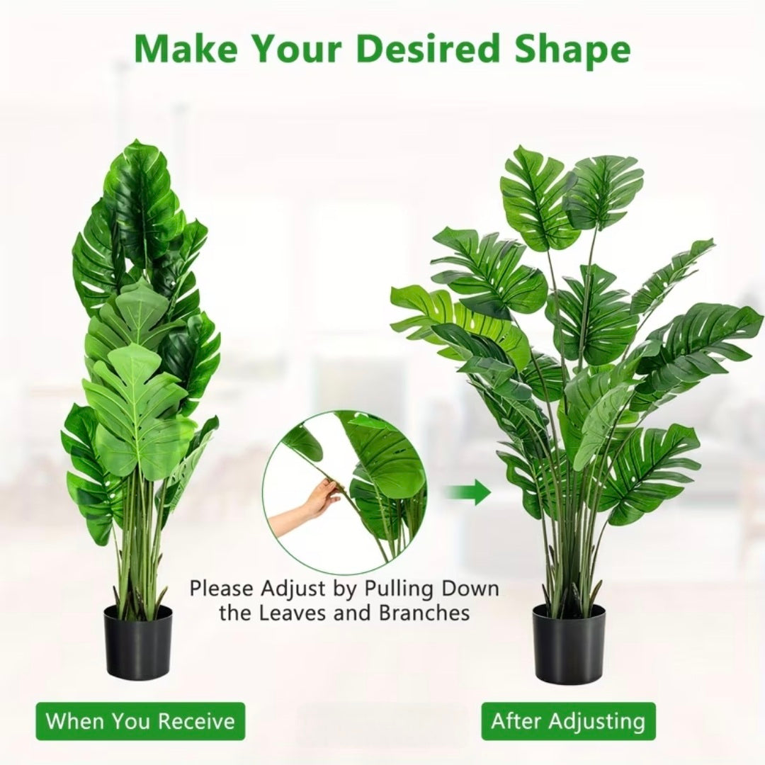 Artificial Tropical Palm Tree – Lifelike Potted Décor