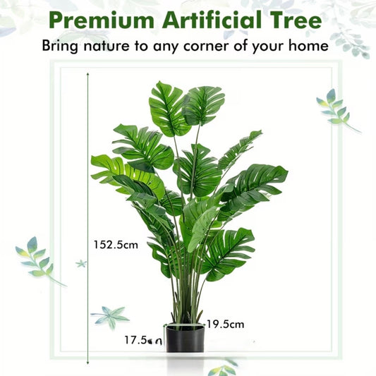 Artificial Tropical Palm Tree – Lifelike Potted Décor