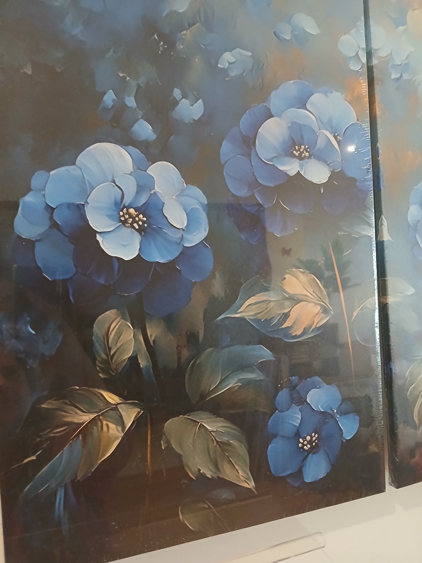 Blue Hydrangea Canvas Wall Art Set – Vibrant Floral Prints