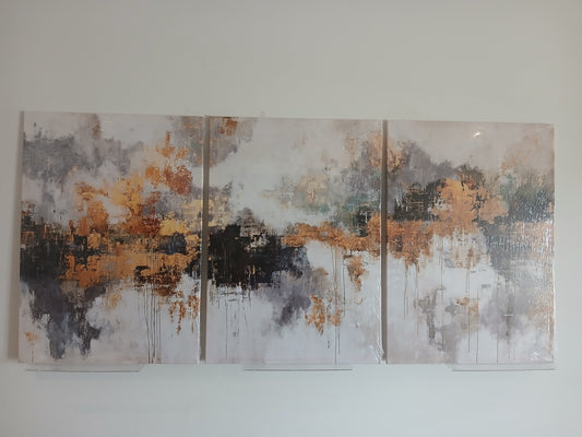 Vintage Fusion Canvas Print Wall Art Set