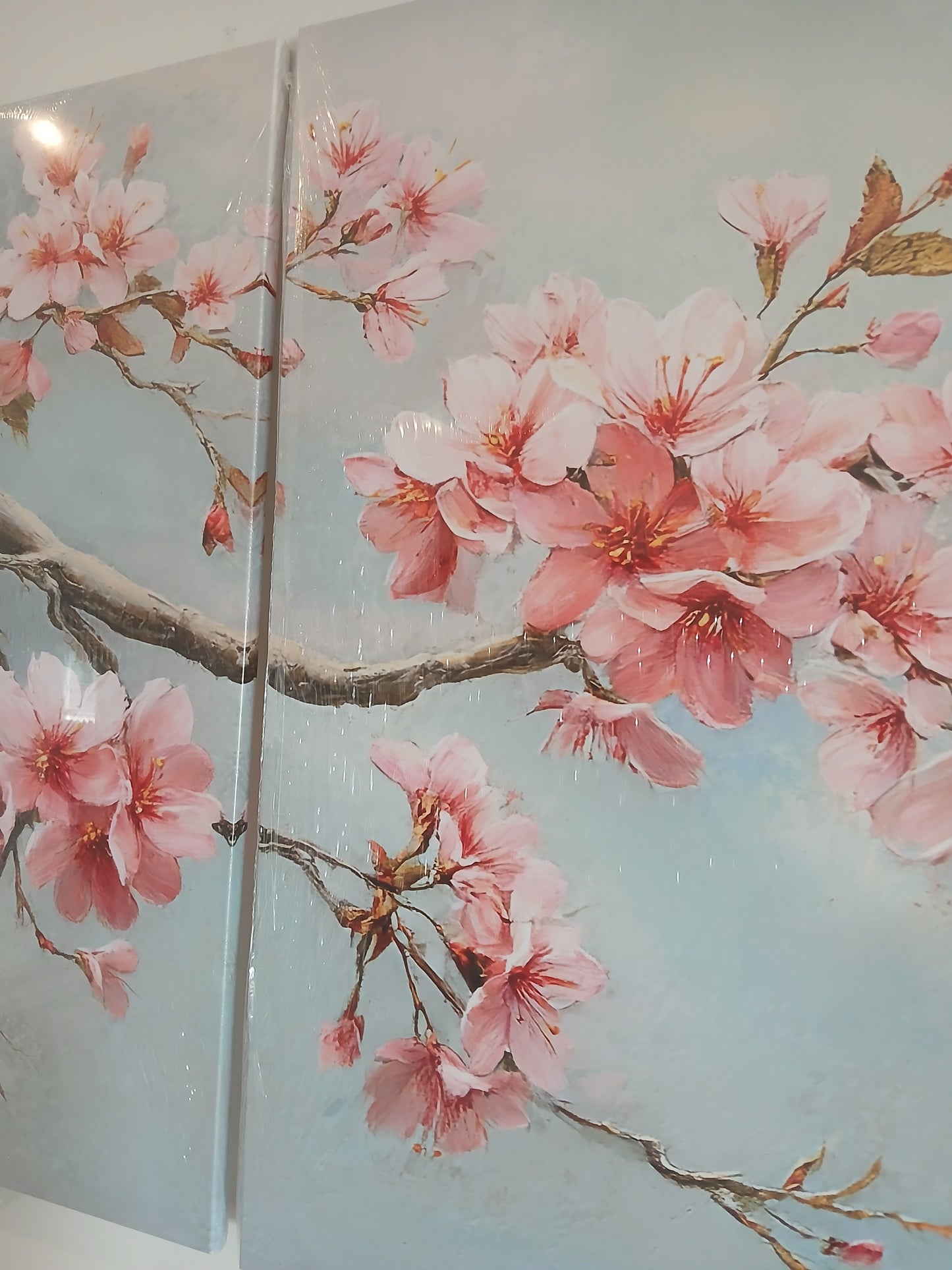 Romantic Blossom Floral Canvas Print Wall Art
