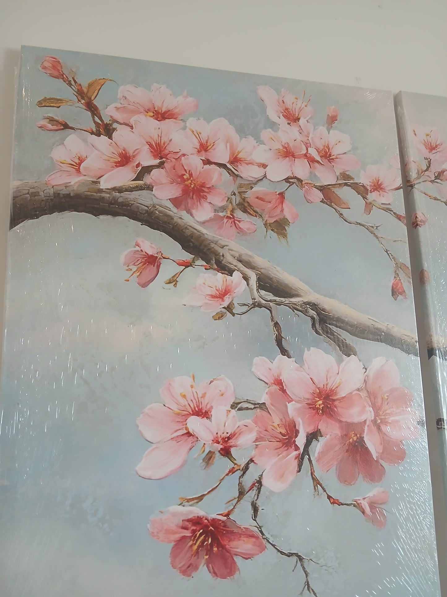Romantic Blossom Floral Canvas Print Wall Art