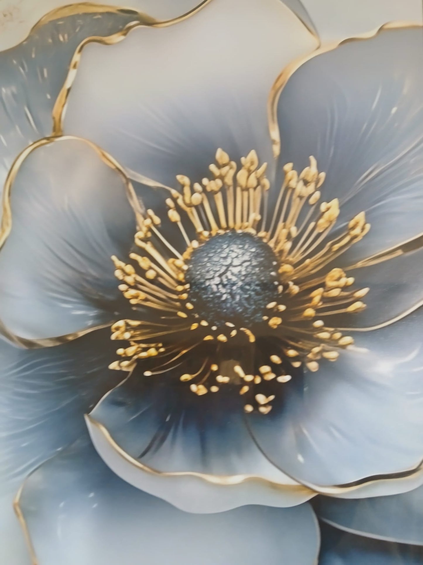 Modern Vintage Floral Canvas Wall Art Set