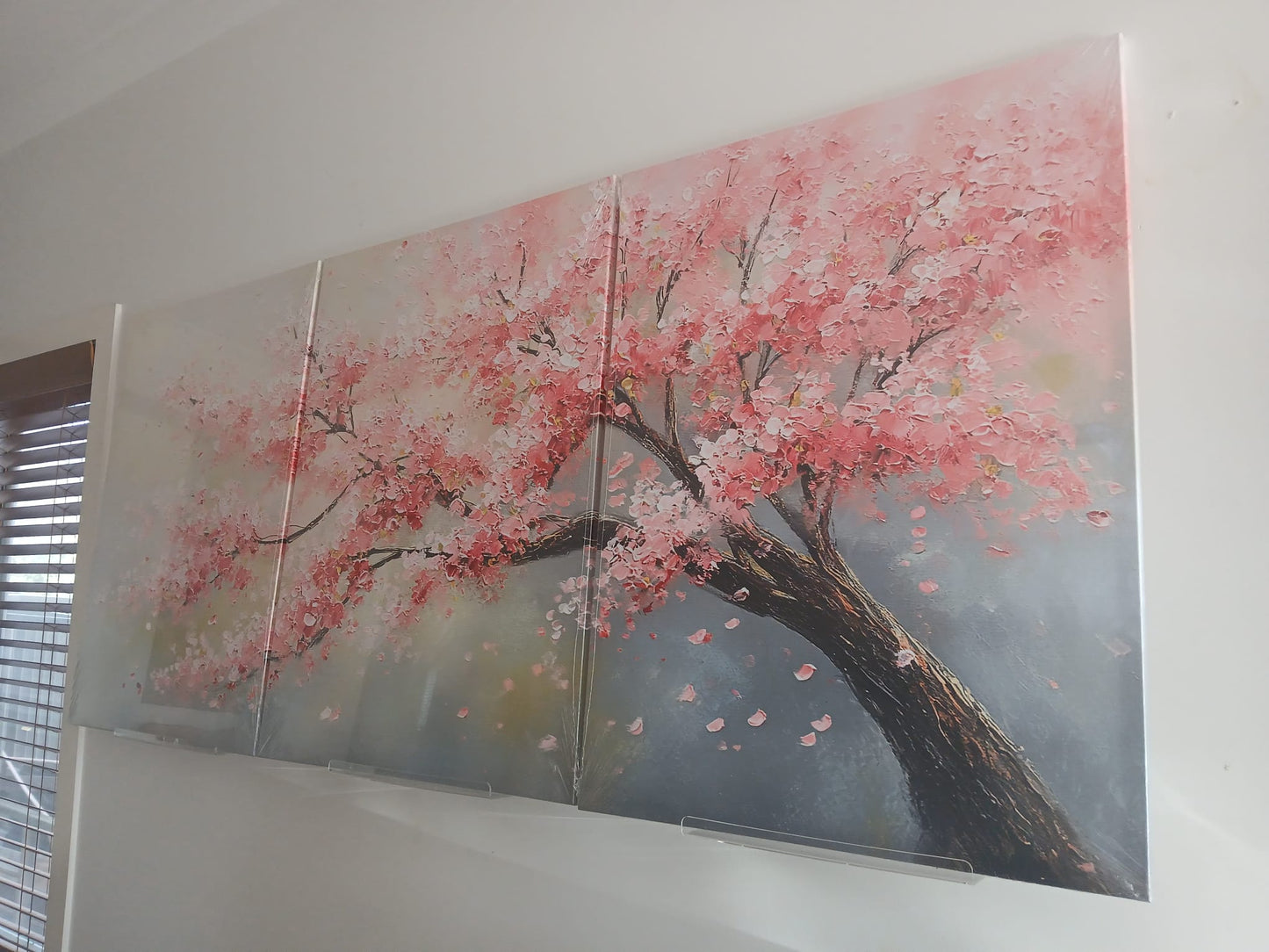 Romantic Spring Floral Cherry Blossom Wall Art Set