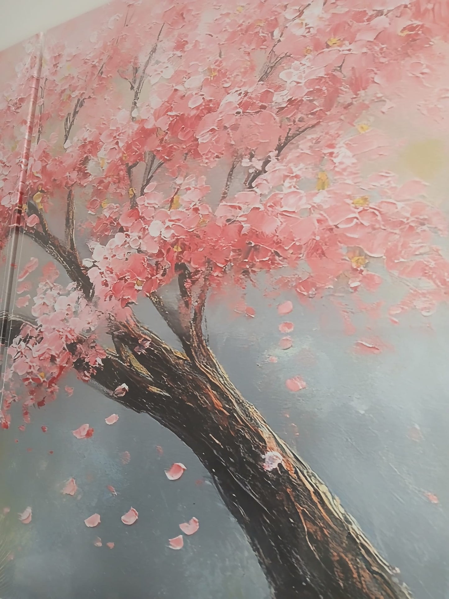 Romantic Spring Floral Cherry Blossom Wall Art Set
