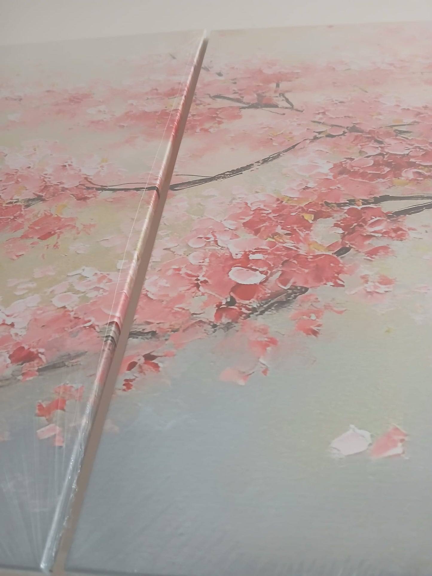 Romantic Spring Floral Cherry Blossom Wall Art Set