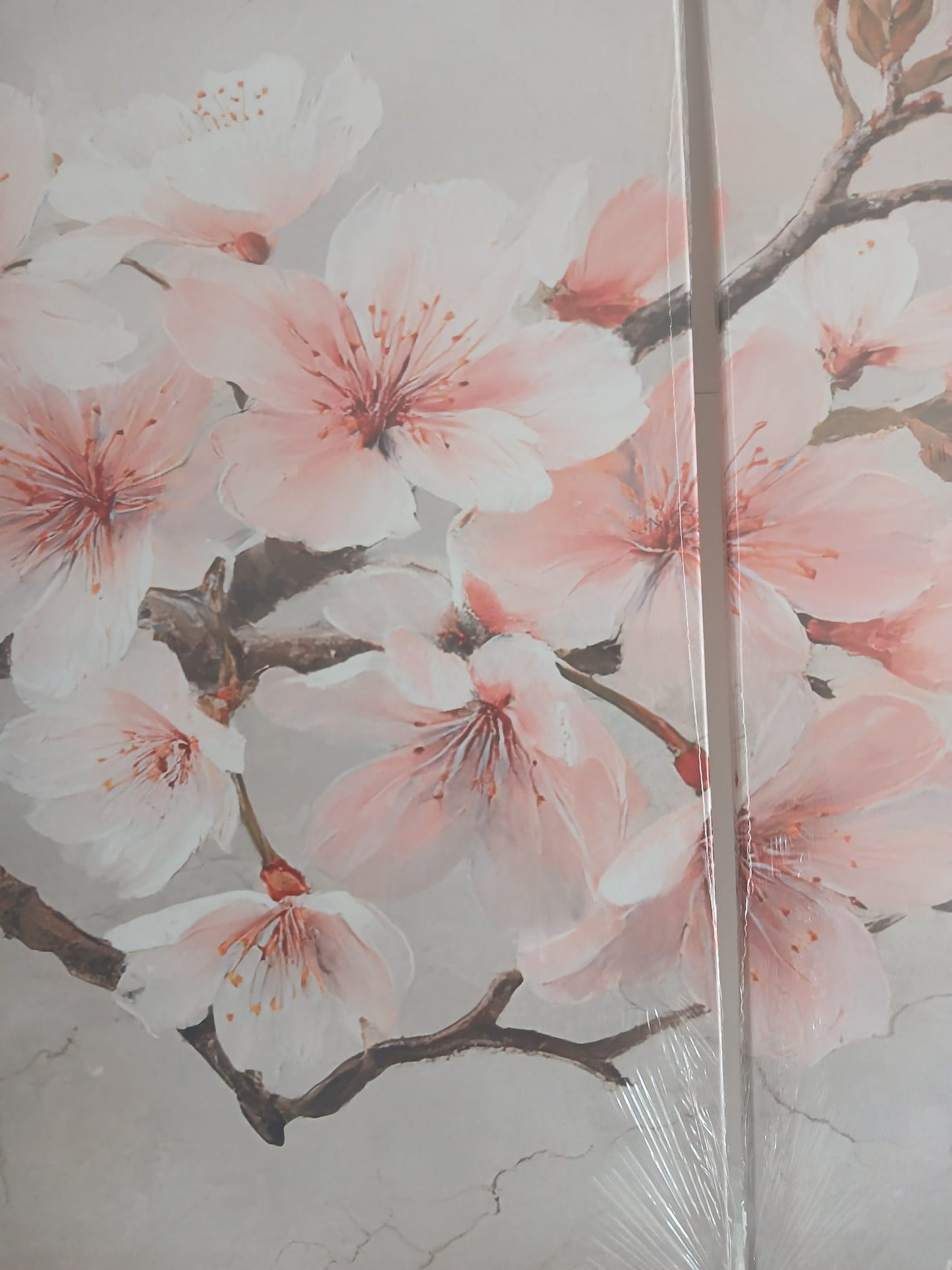 Cherry Blossom Wall Art Set – Soft Pink Japanese Floral Décor