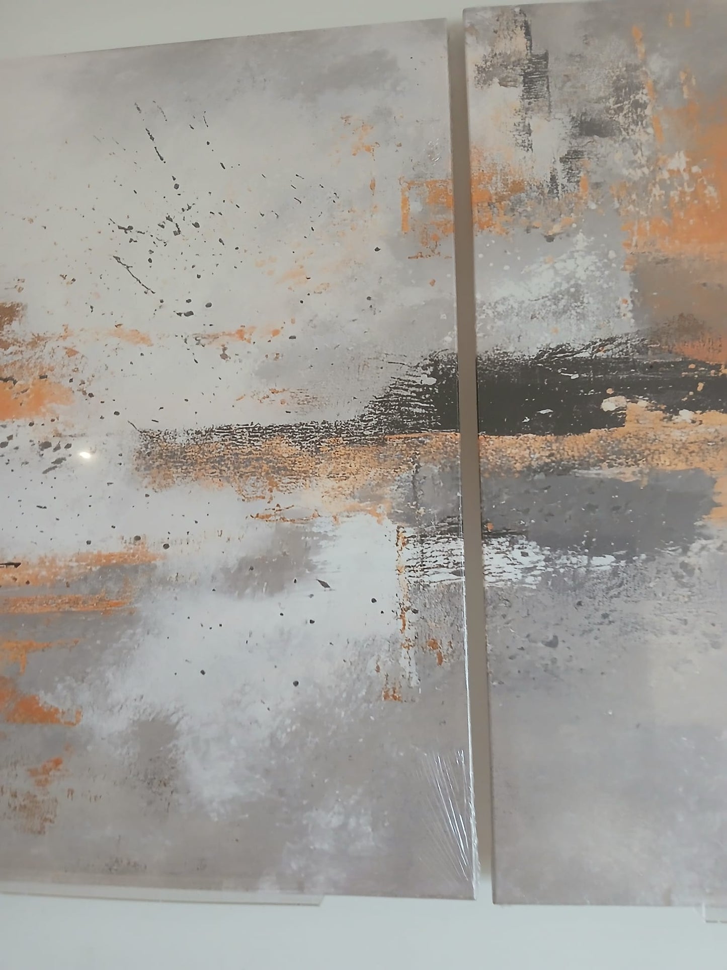 Abstract Urban Landscape Canvas Print Wall Art Set