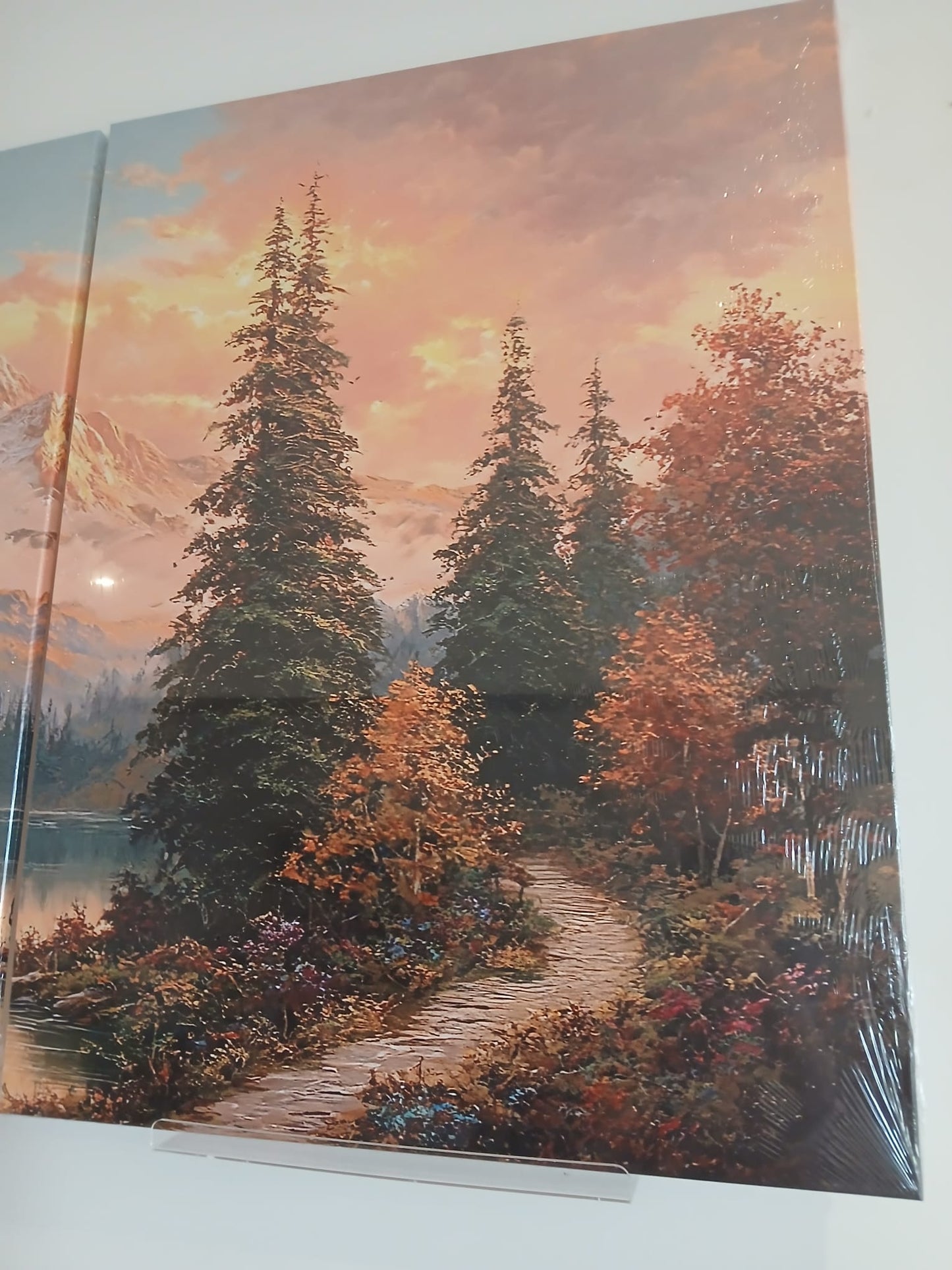 Sunset Mountain Landscape Wall Art Set