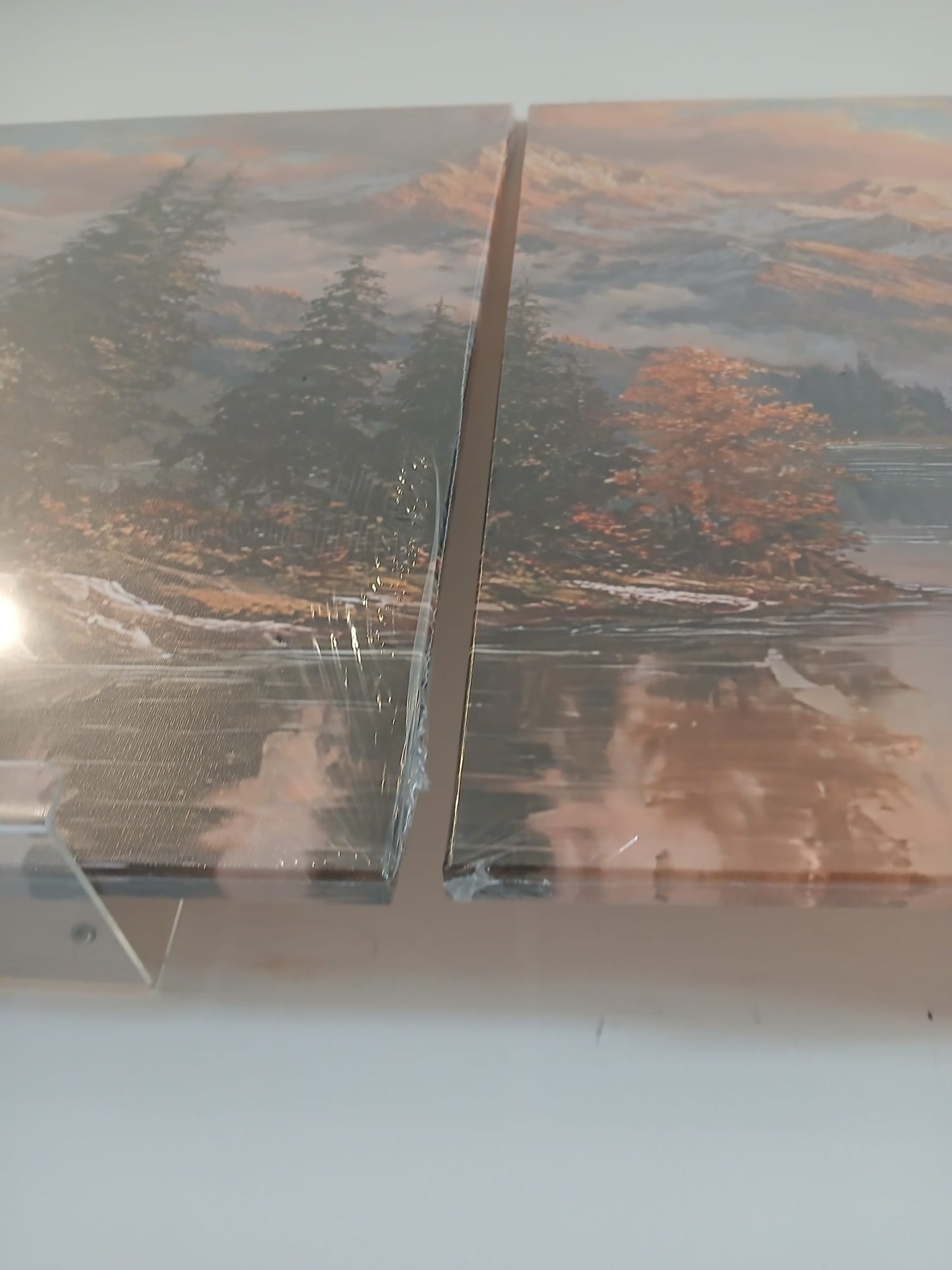 Sunset Mountain Landscape Wall Art Set