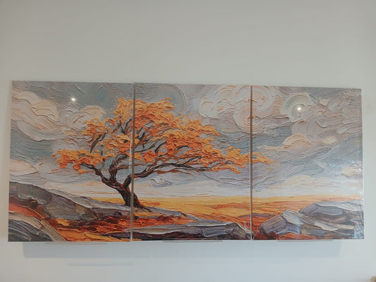 Autumn Landscape Canvas Print Wall Art Set