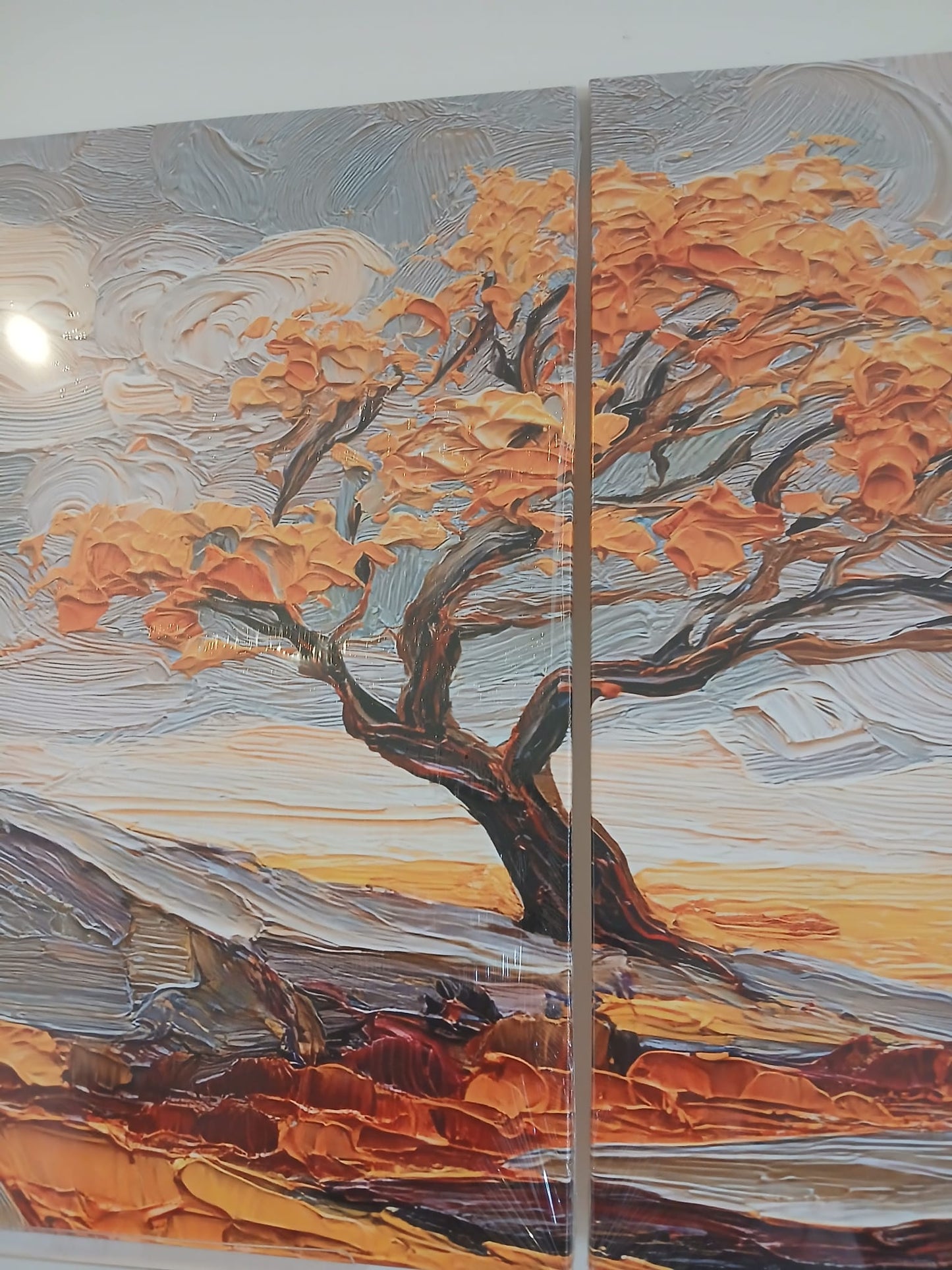 Autumn Landscape Canvas Print Wall Art Set