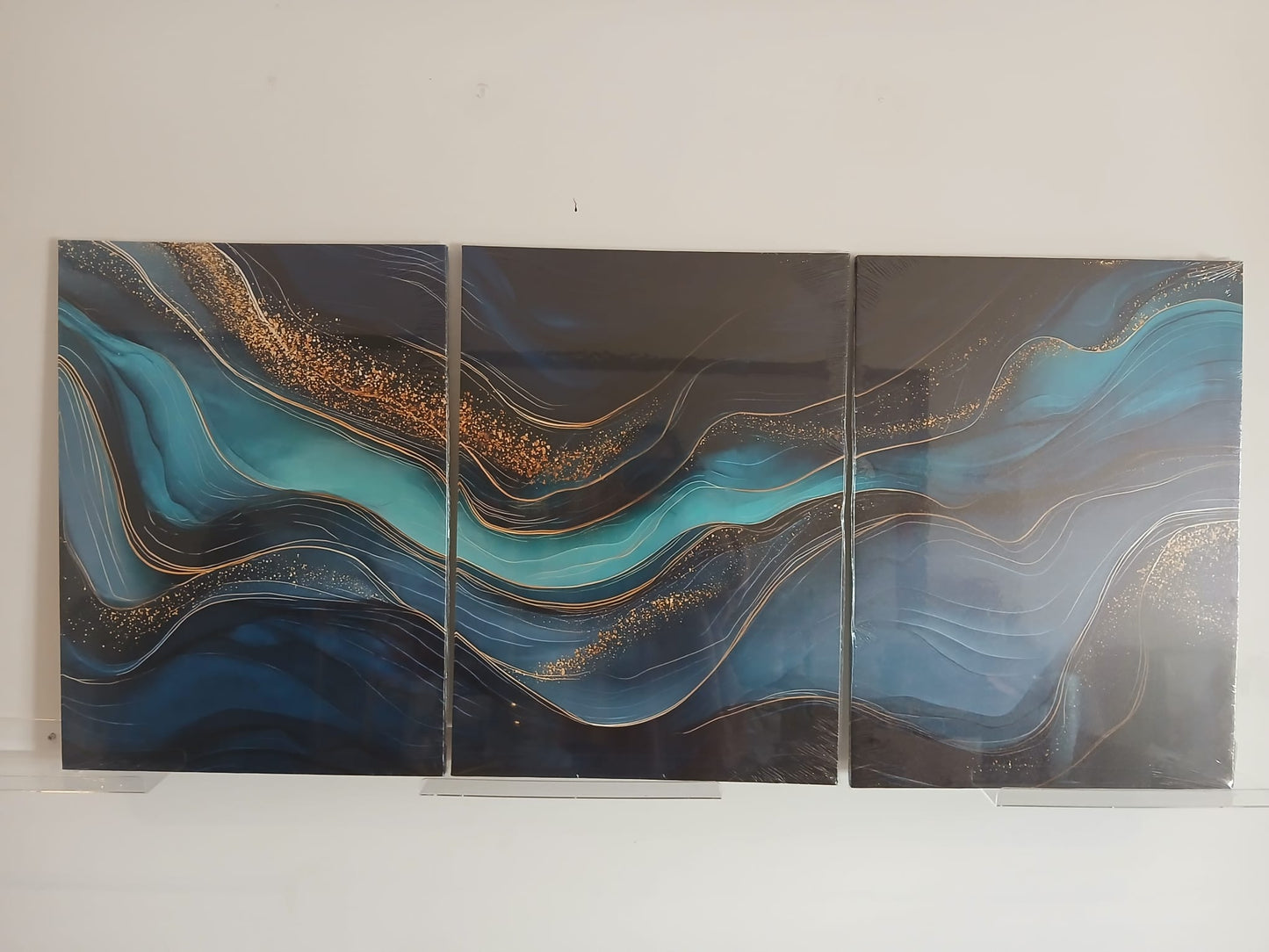 Luxury Abstract Canvas Print Wall Art Set