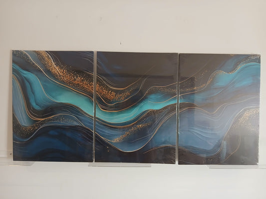 Luxury Abstract Canvas Print Wall Art Set