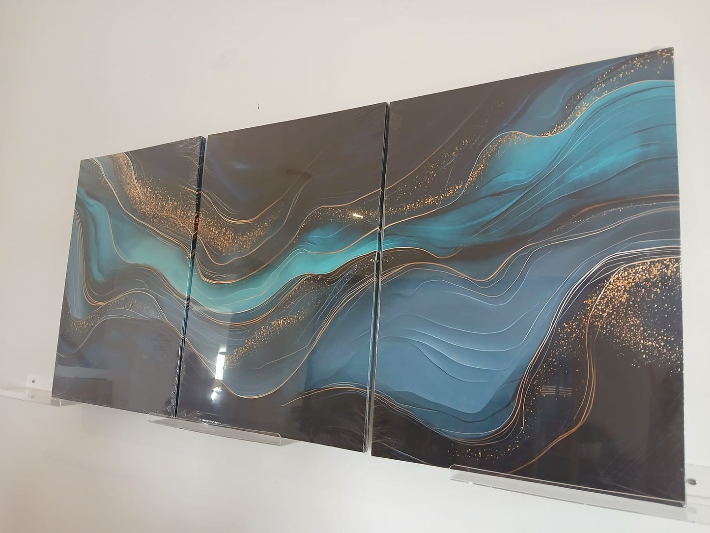 Luxury Abstract Canvas Print Wall Art Set