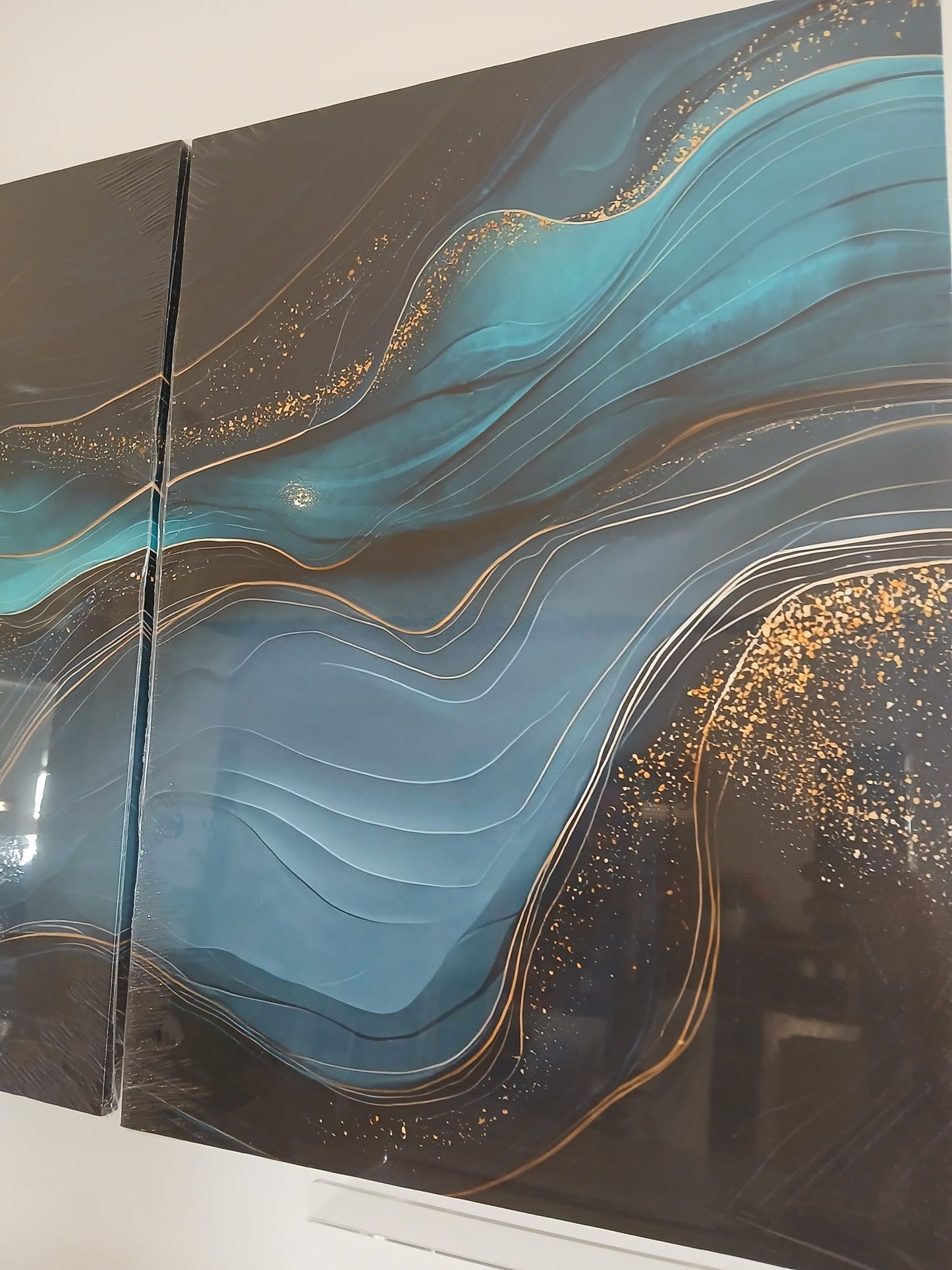 Luxury Abstract Canvas Print Wall Art Set