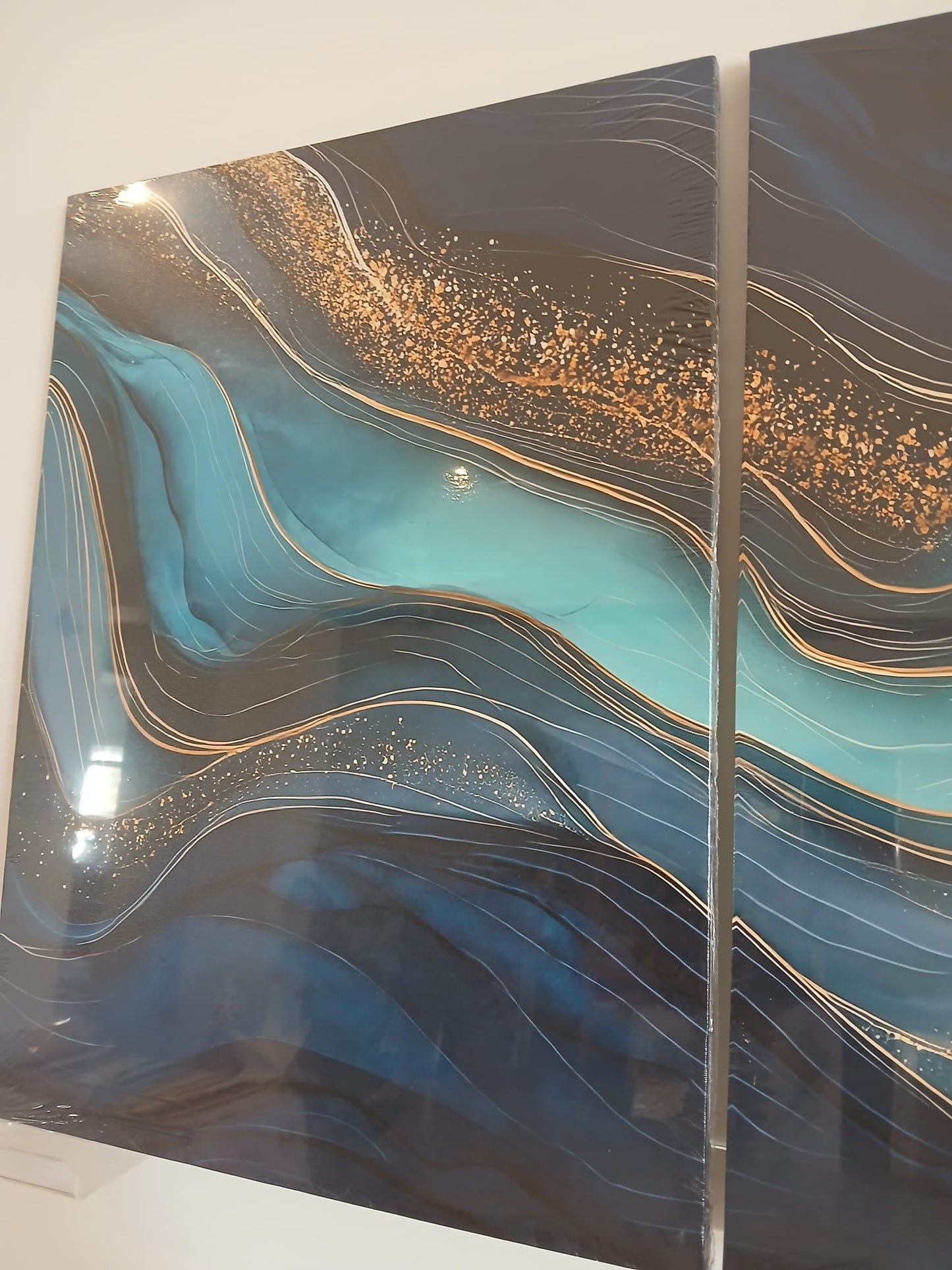 Luxury Abstract Canvas Print Wall Art Set