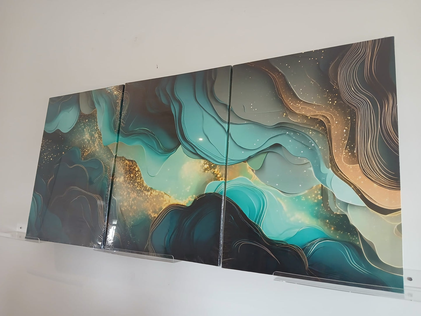Luxury Fashion Abstract Canvas Print Wall Art Set
