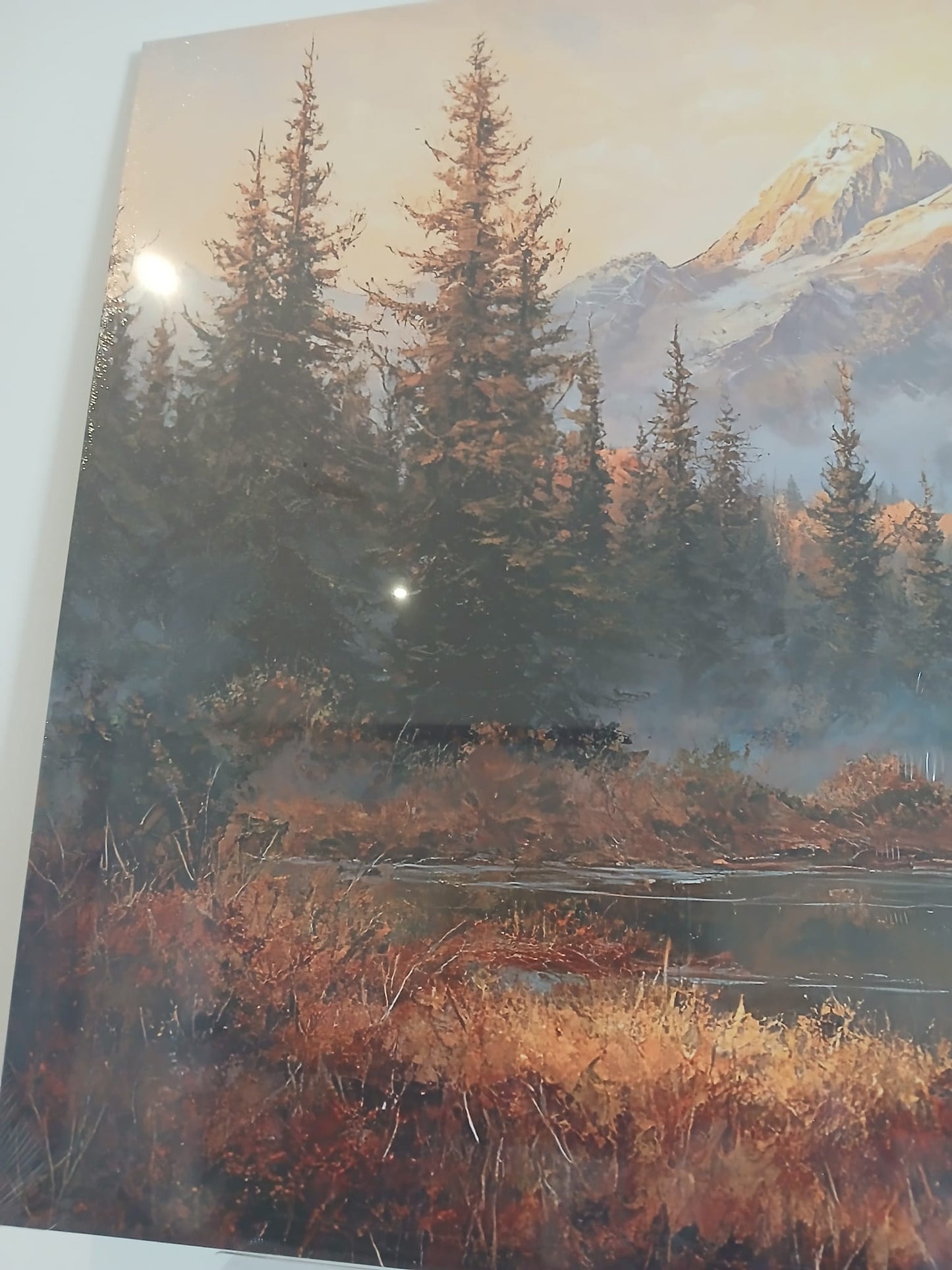Sunset Mountain Canvas Print Wall Art Set