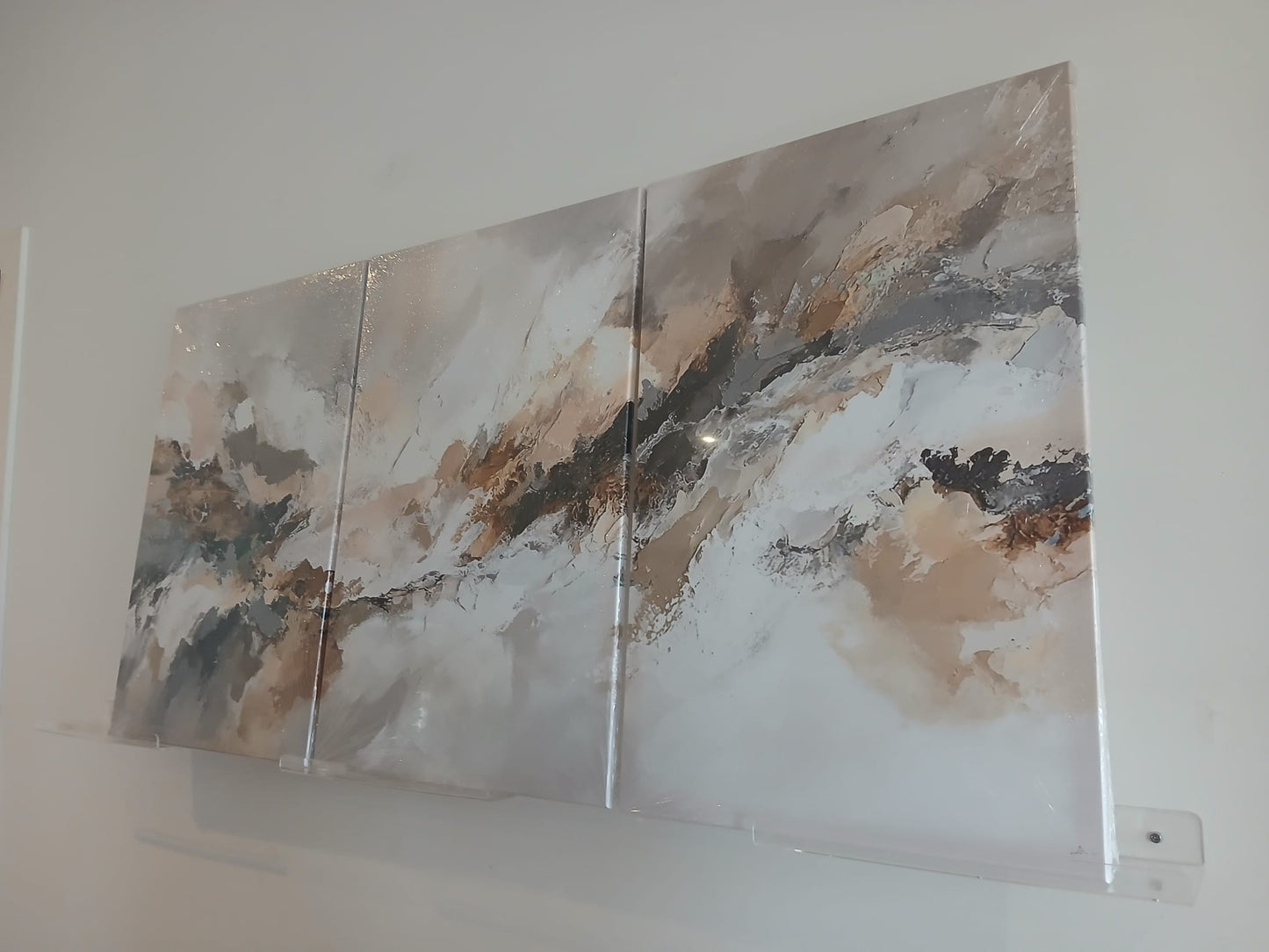 Neutral Abstract Canvas Print Wall Art Set