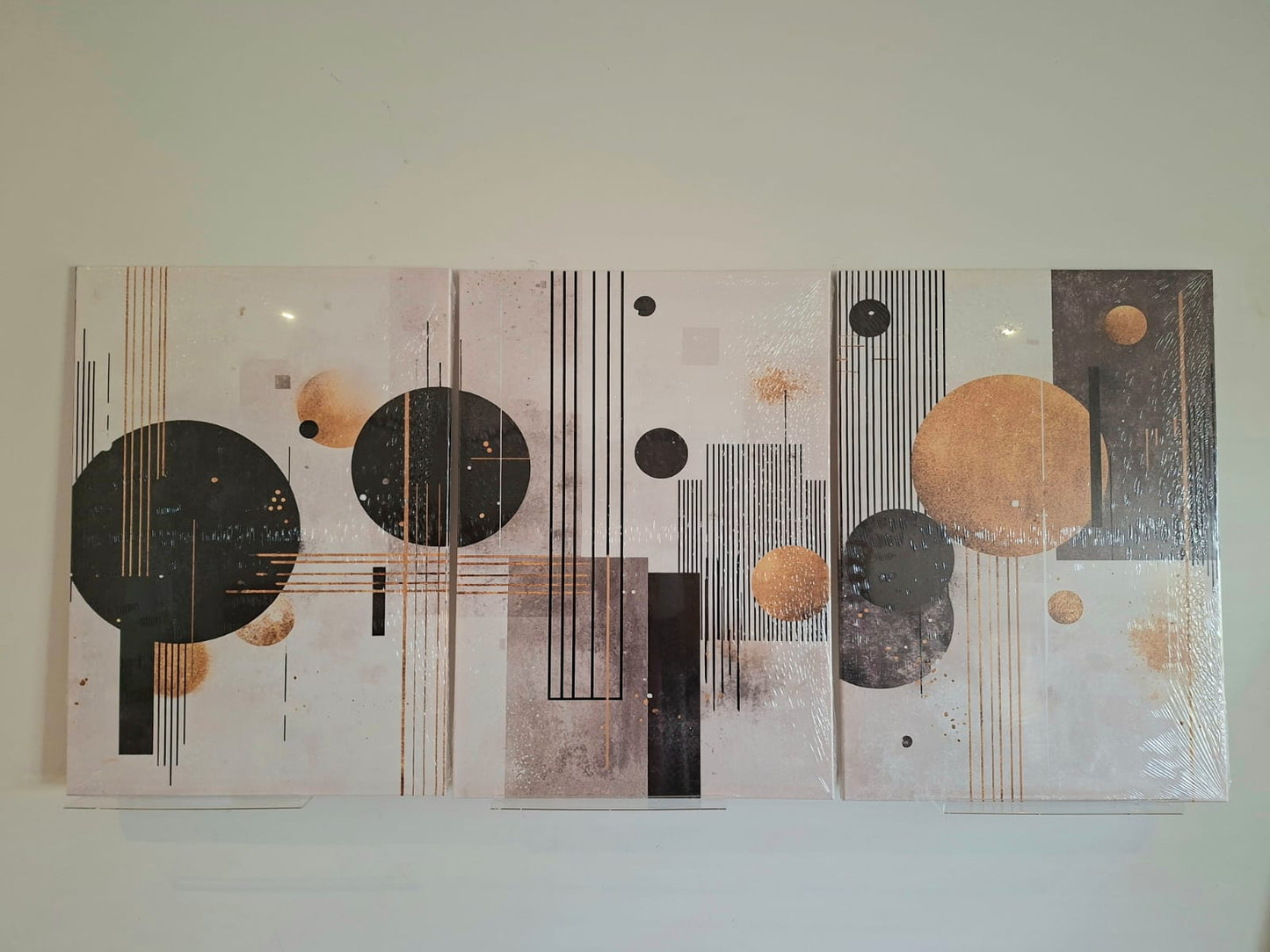 Elegant Abstract Geometric Canvas Print Wall Art