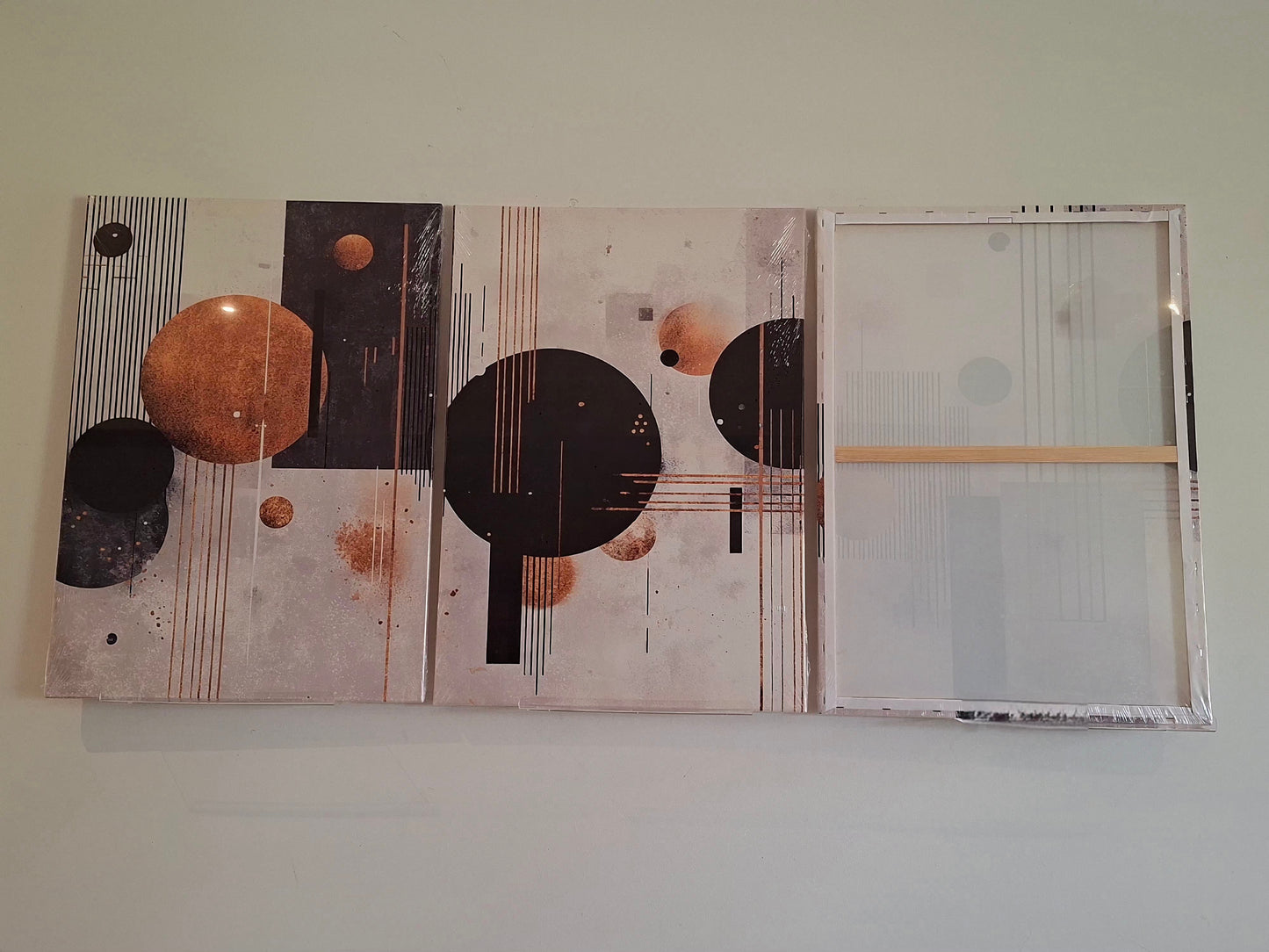 Elegant Abstract Geometric Canvas Print Wall Art