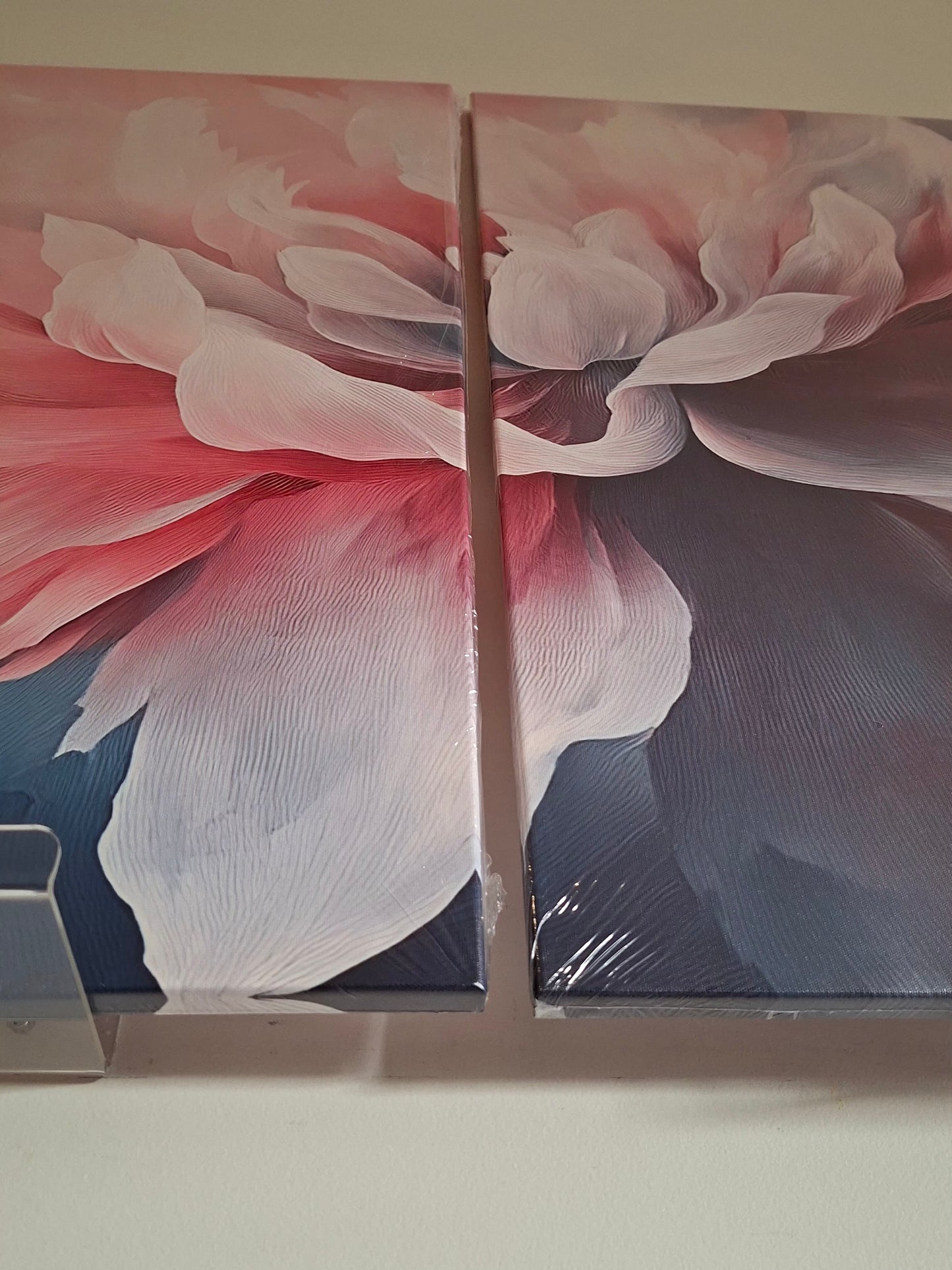 Pastel Bloom Canvas Wall Art Print Set