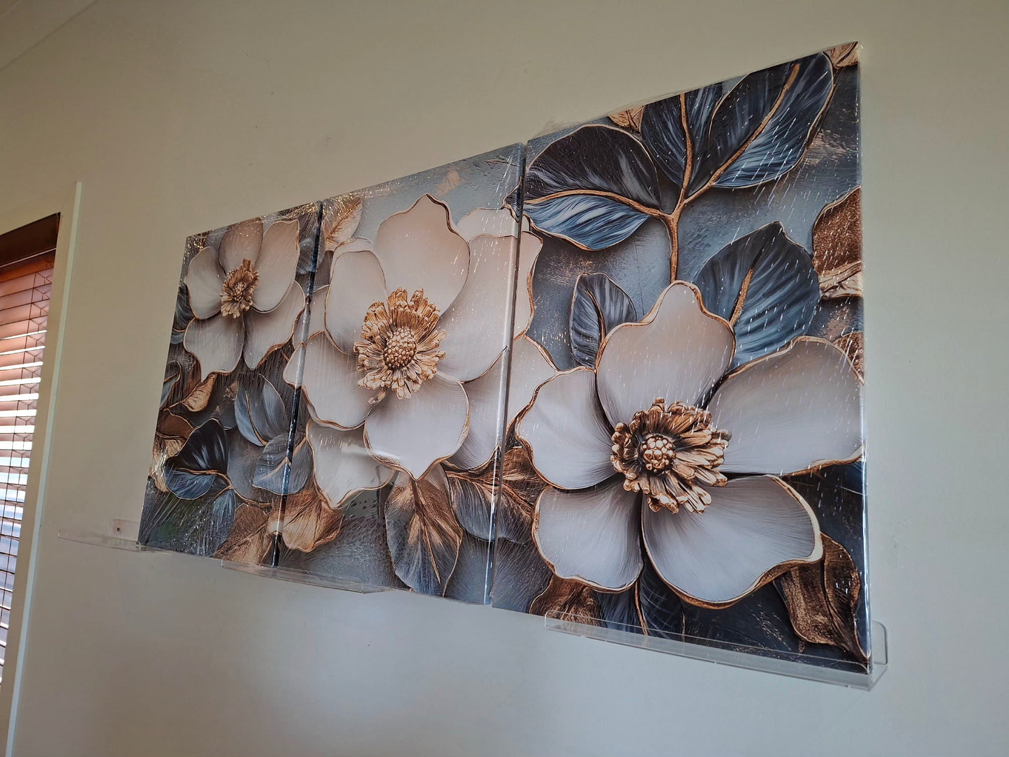 Luxury Floral Canvas Wall Art Set