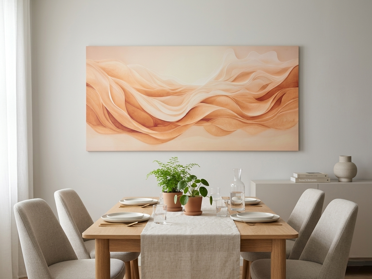 Vintage Flow Canvas Print Wall Art - 1pc