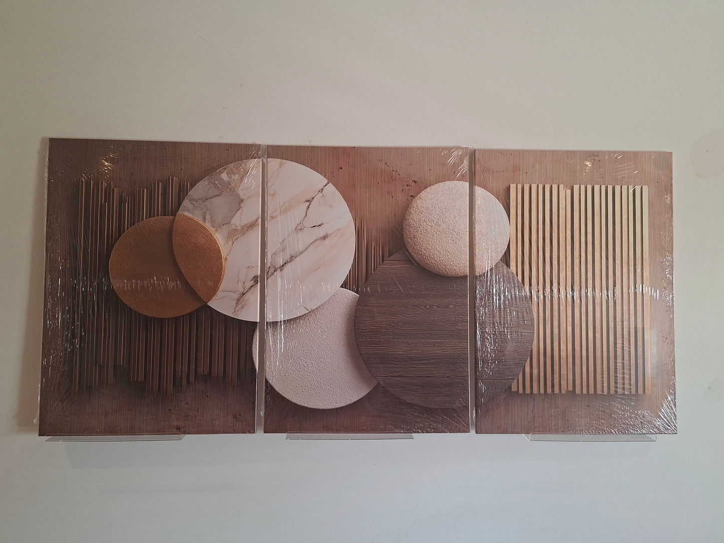 Modern Minimalist Vertical Canvas Wall Art Set