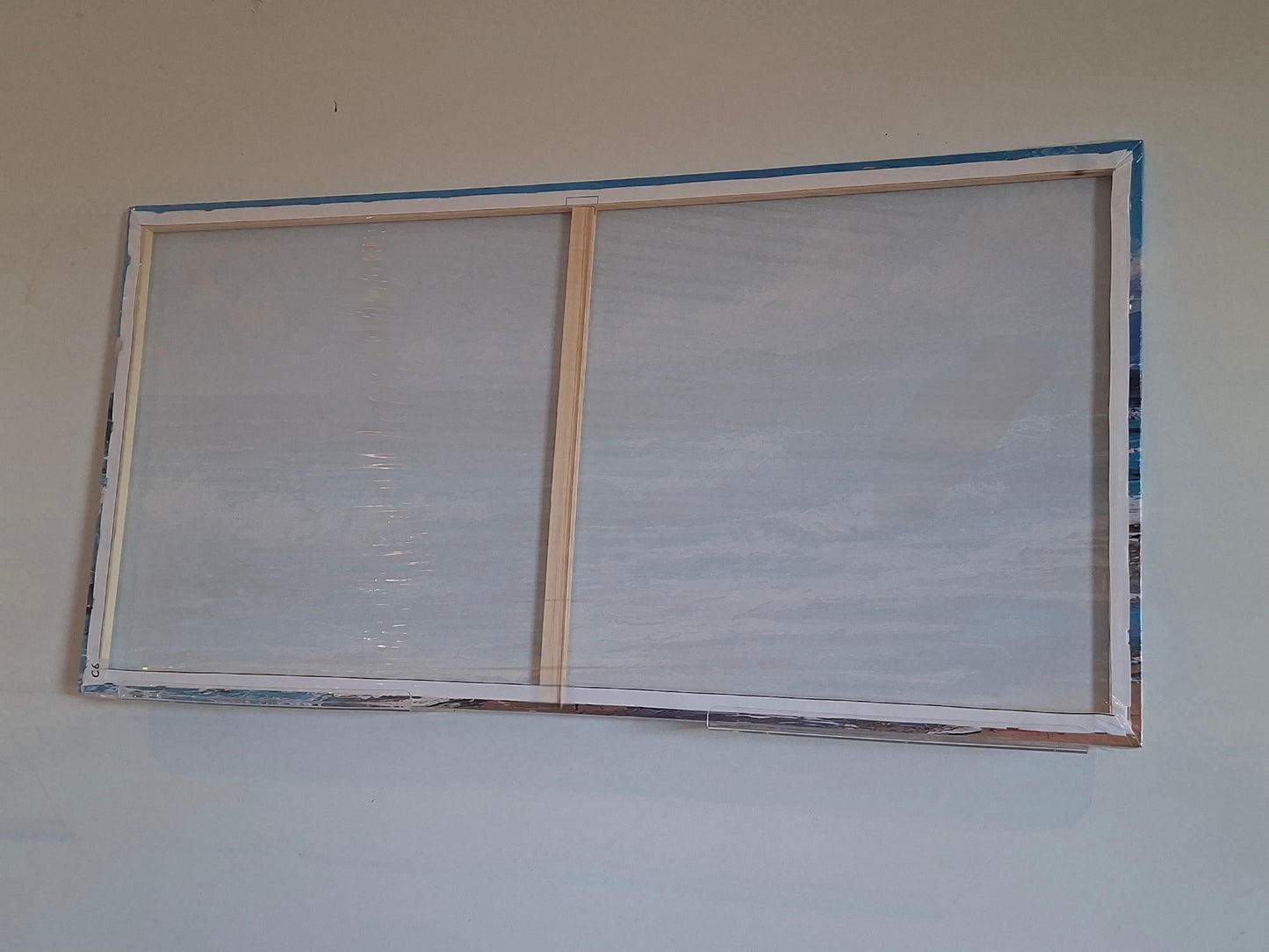 Ocean Waves & Seagulls Canvas Wall Art – Serene Coastal Landscape Décor