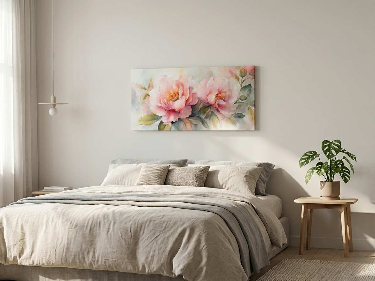 1pc - Elegant Blossom Canvas Wall Art
