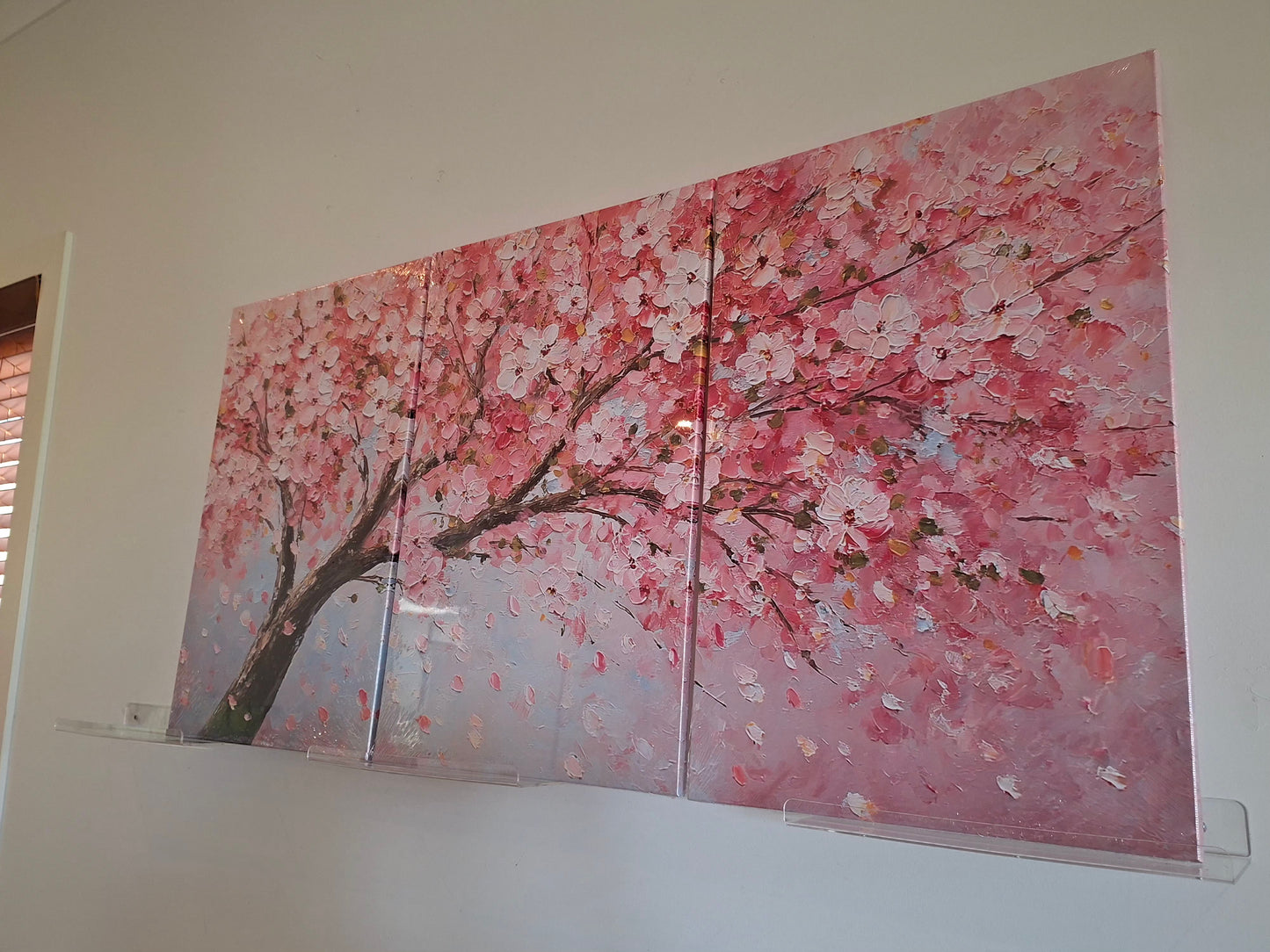 Cherry Blossom Canvas Wall Art Set