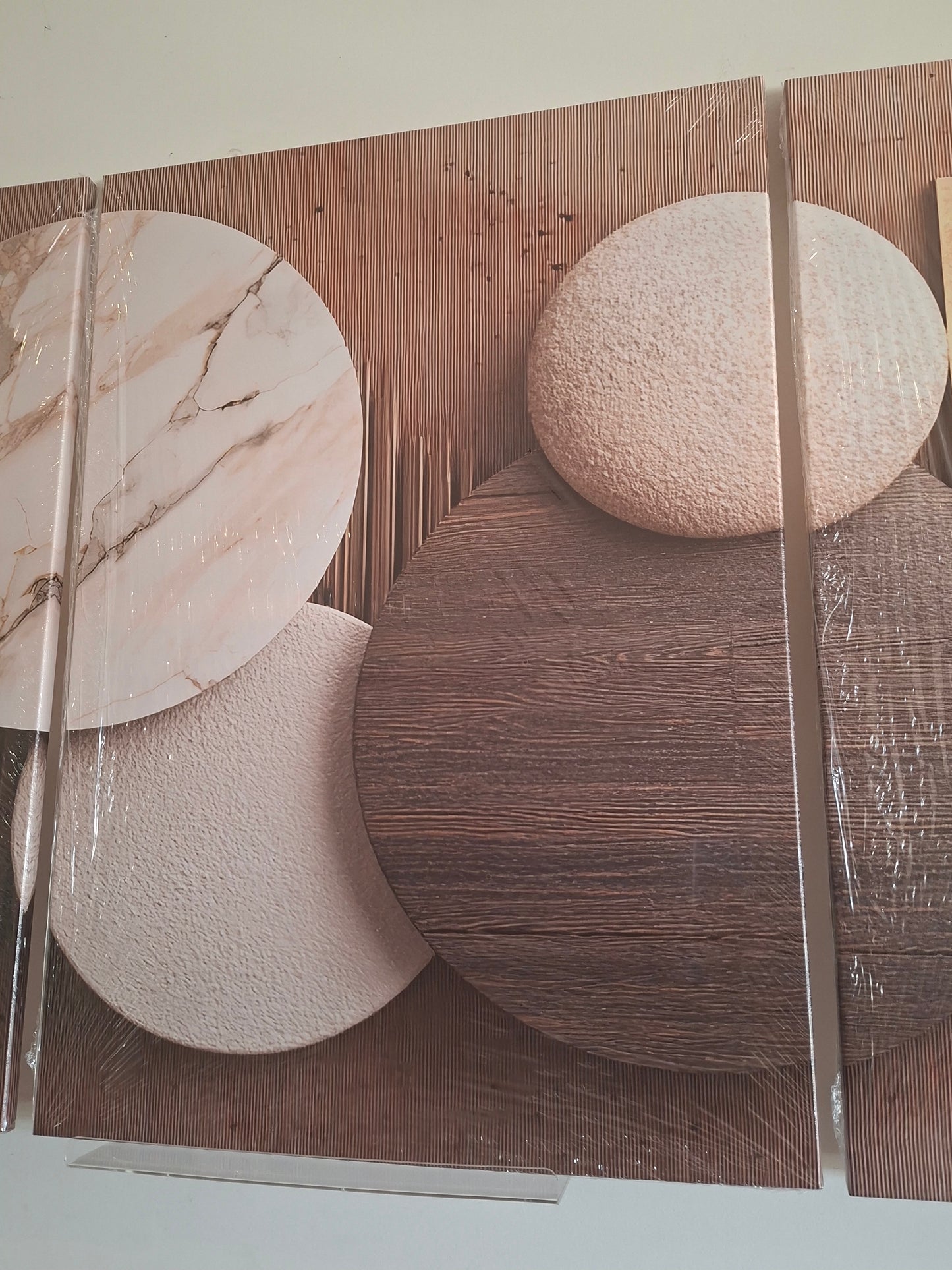 Modern Minimalist Vertical Canvas Wall Art Set