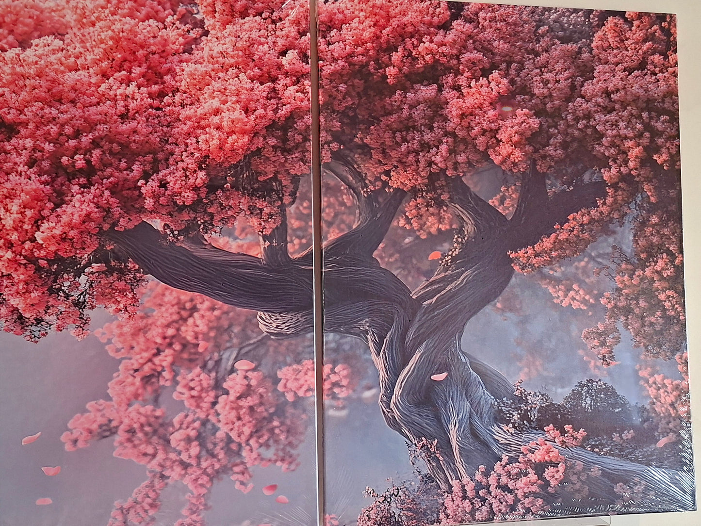 Cherry Blossom Tree Wall Art Set