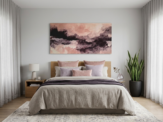 Neutral Abstract Canvas Wall Art – Minimalist Modern Décor