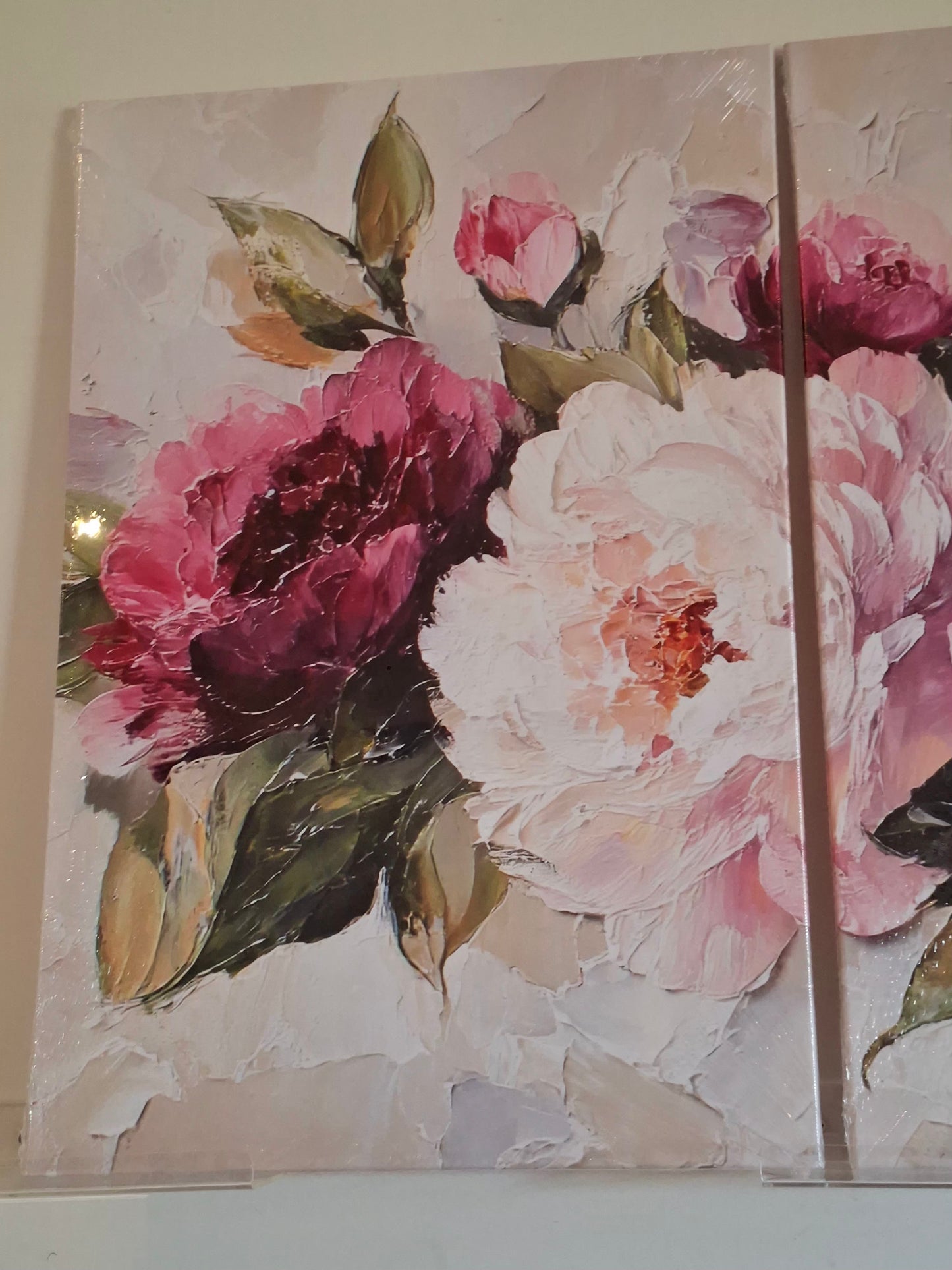 Elegant Floral Canvas Wall Art Set