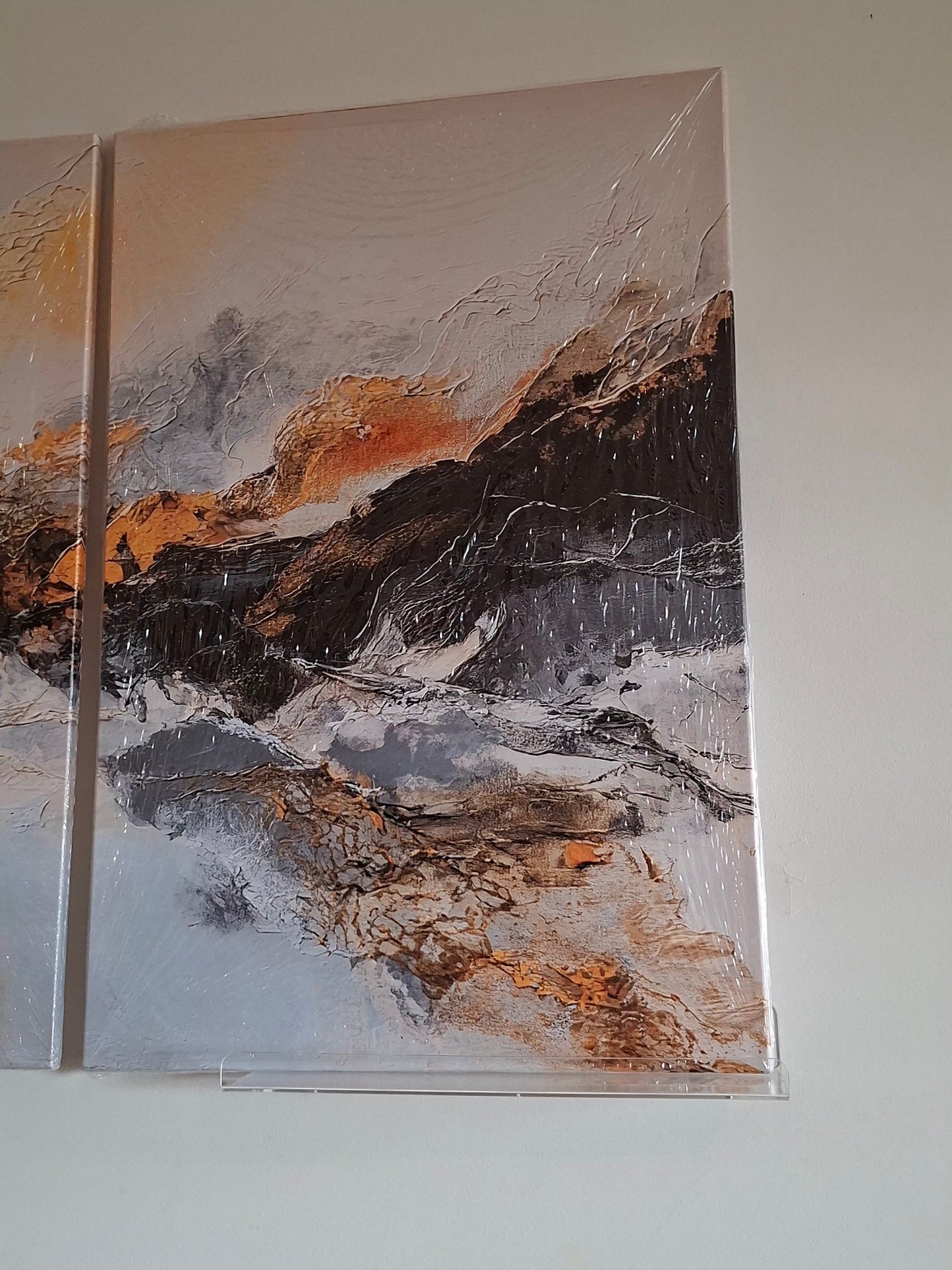 Abstract Texture Canvas Wall Art Set