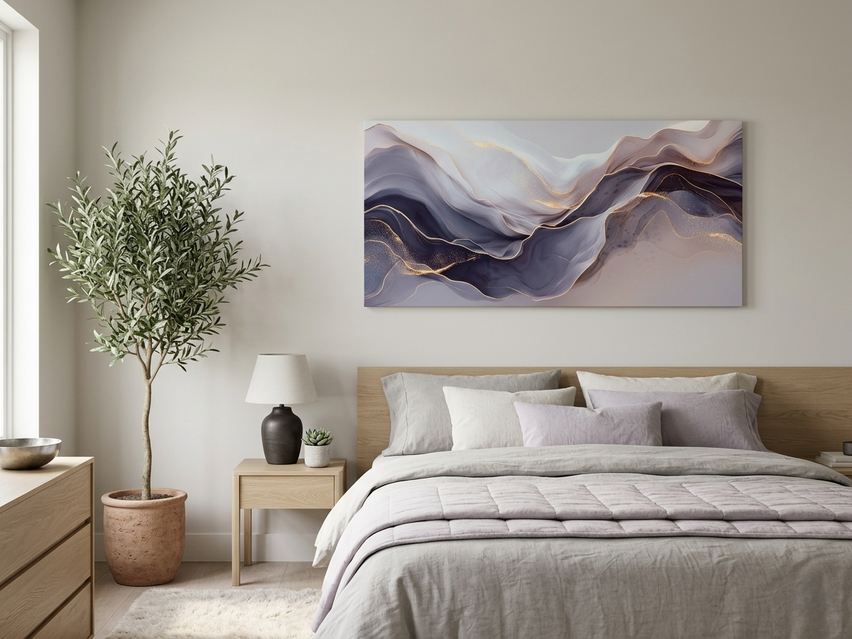 Abstract Fluid Canvas Wall Art 1pc