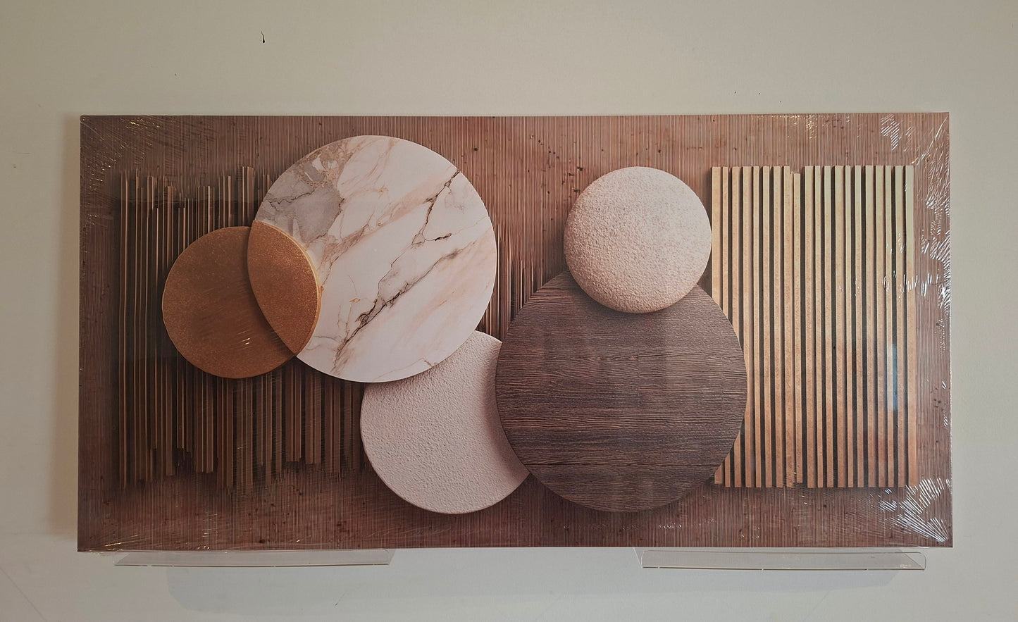 Minimalist Abstract Textured Look Wall Art 1pc
