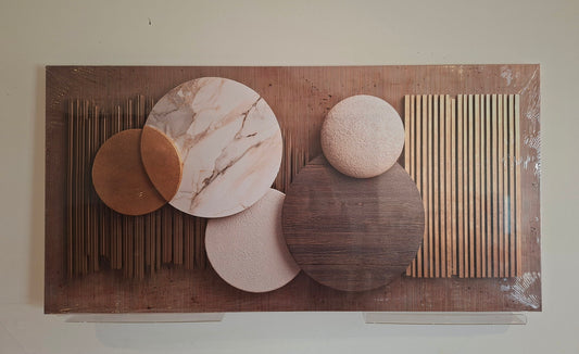 Minimalist Abstract Textured Look Wall Art 1pc