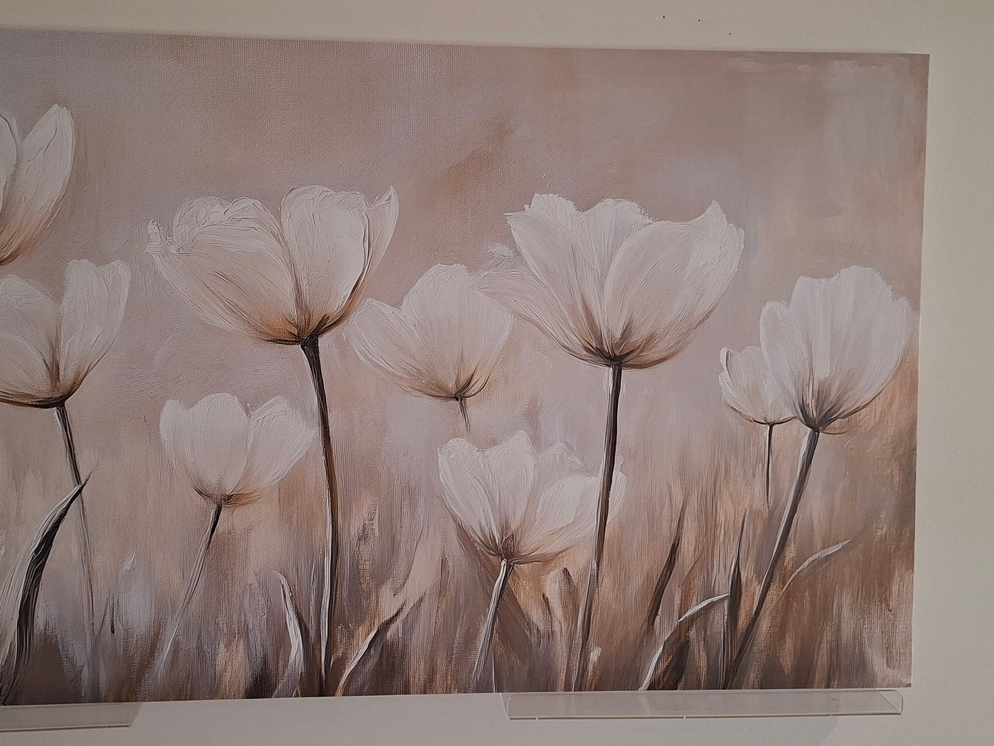 Minimalist Floral Canvas Print Wall Art - 1pc