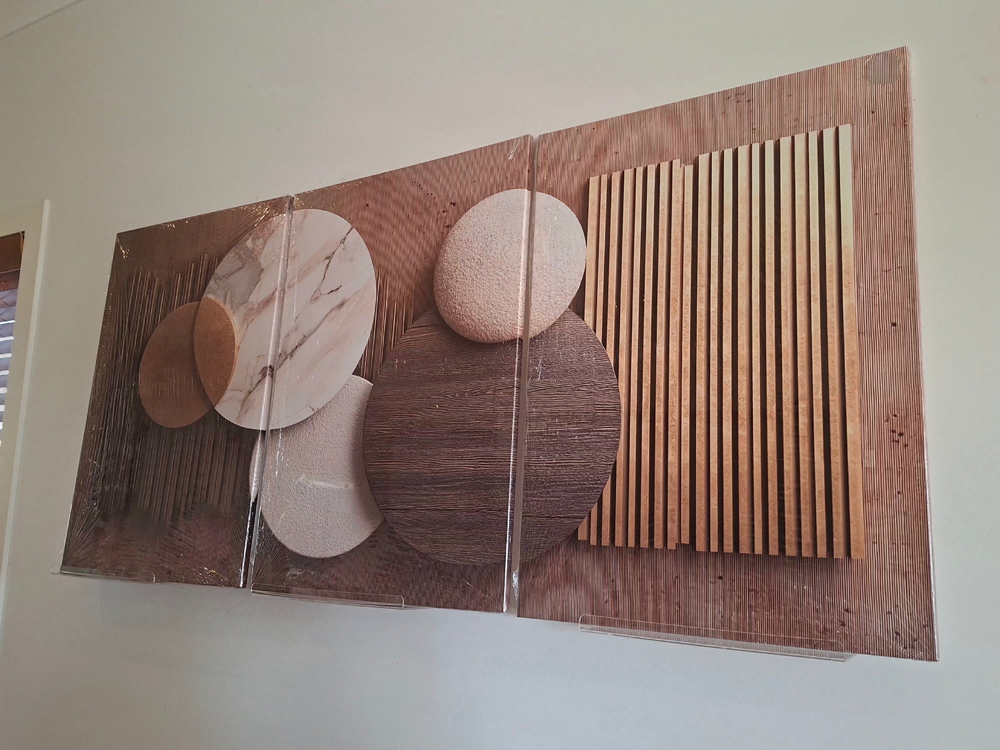 Modern Minimalist Vertical Canvas Wall Art Set