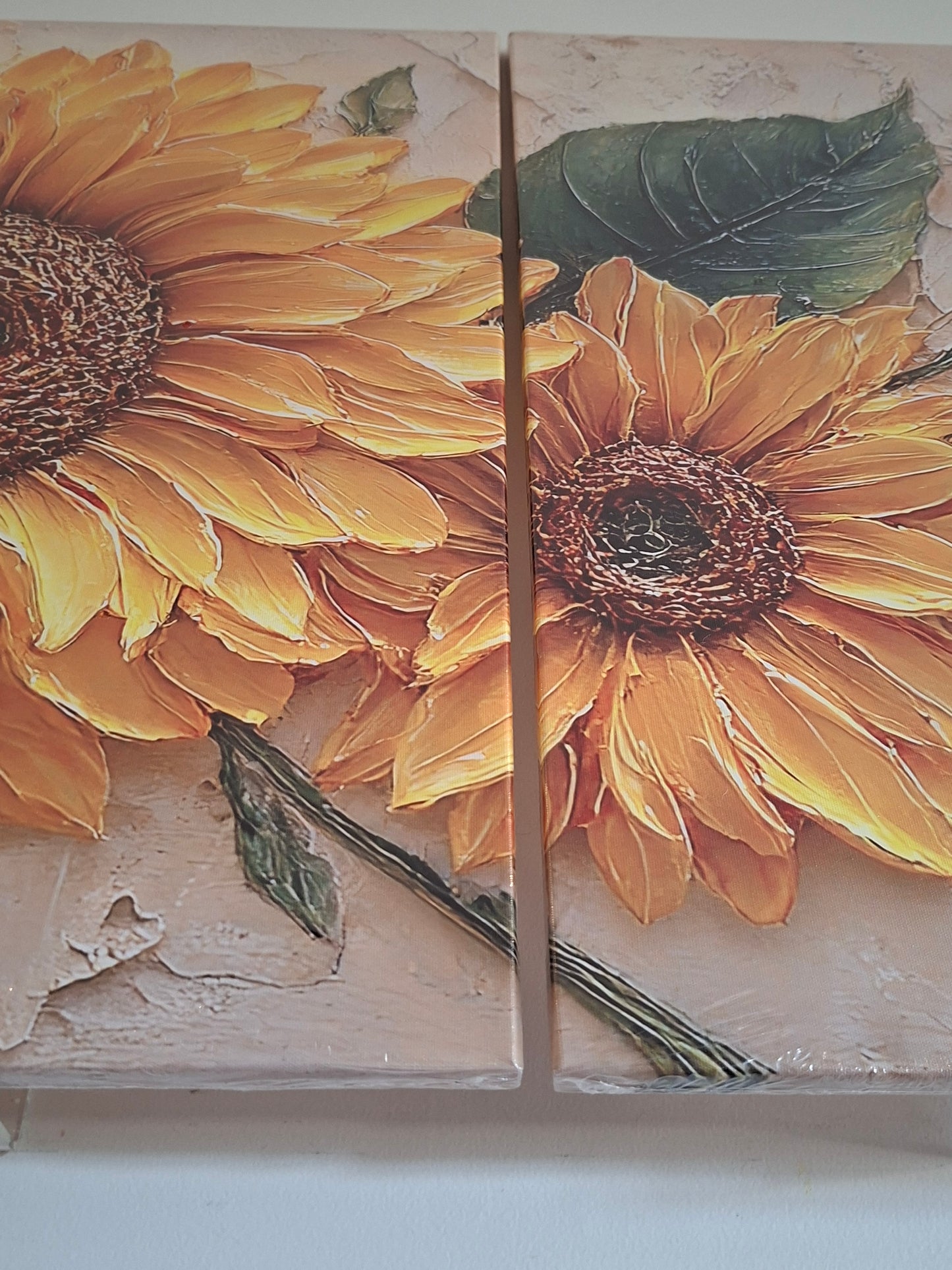 Sunflower Canvas Wall Art Set