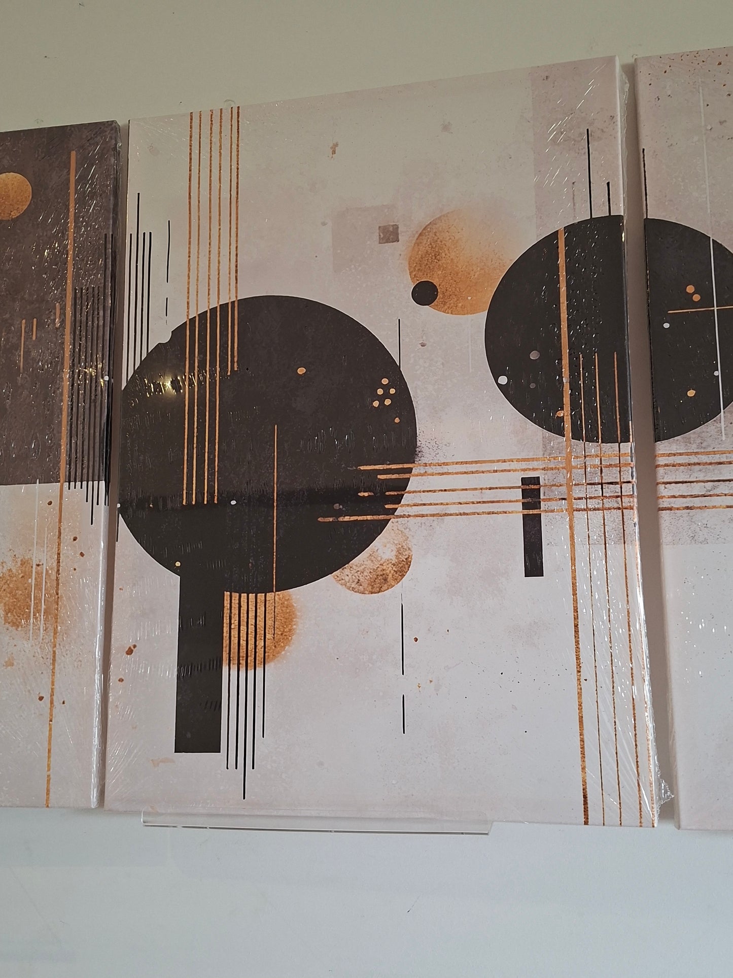 Elegant Abstract Geometric Canvas Print Wall Art